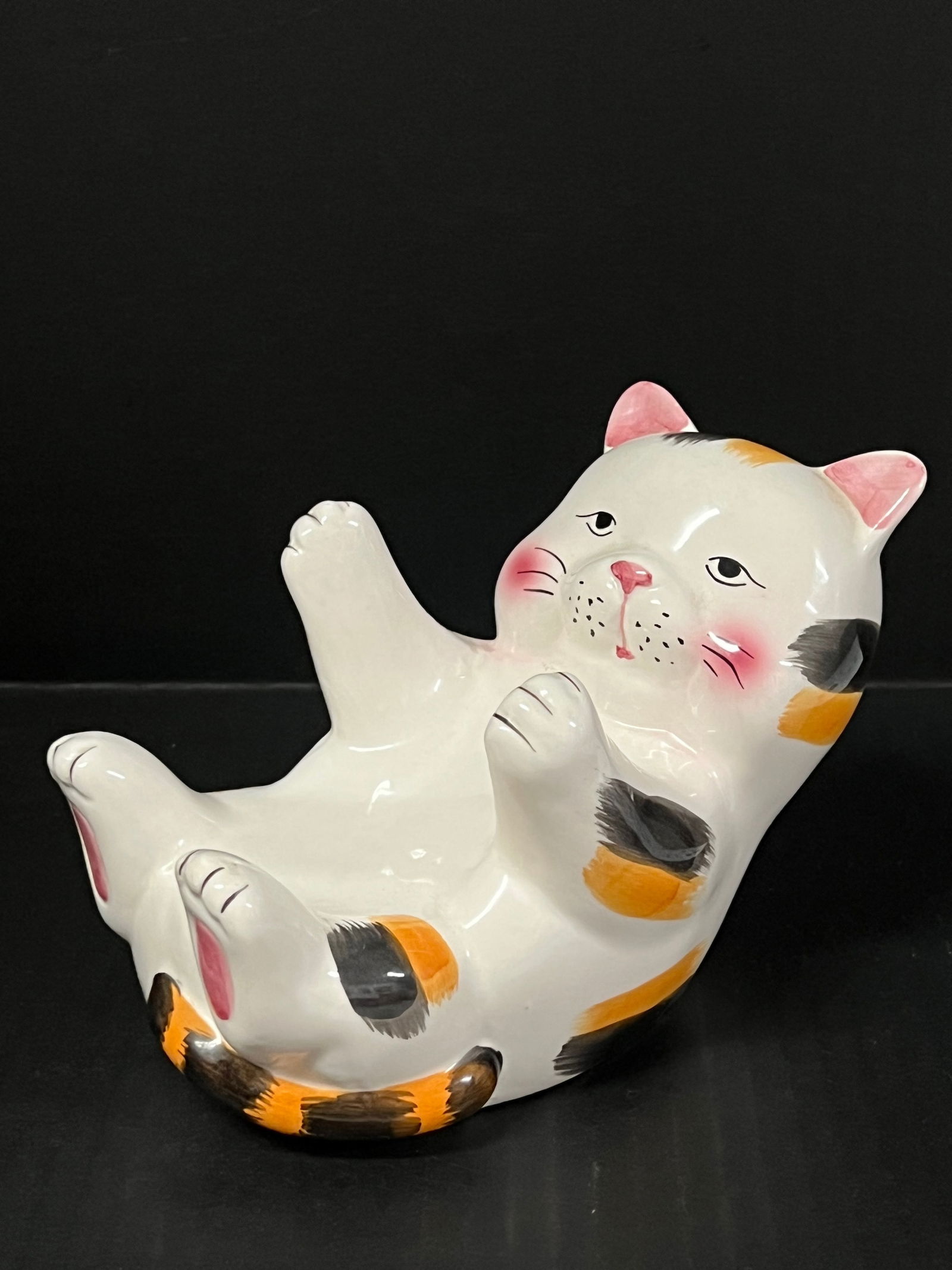 Ceramic Cat Sculpture - 4