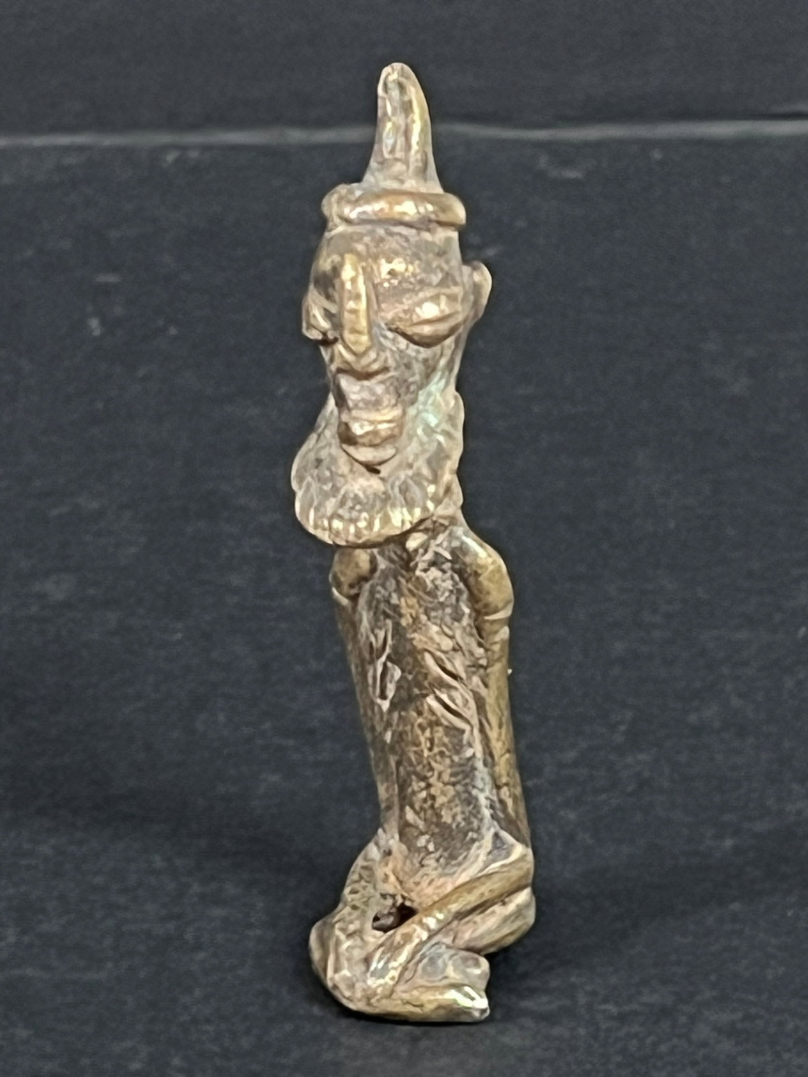 Dogon Bronze Miniature Statue - 5