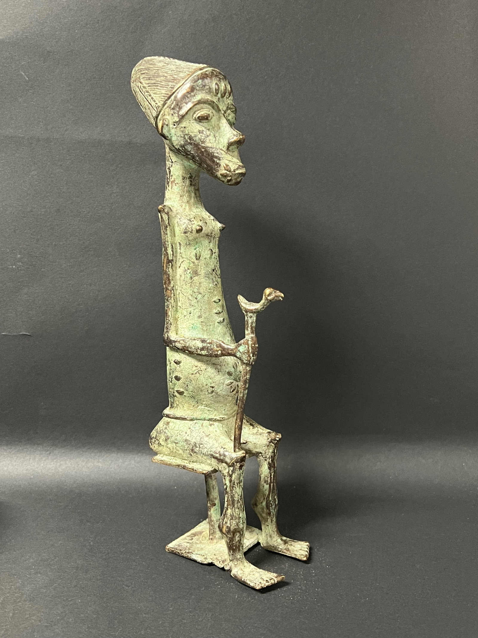 Bronze Baule Statue - 4