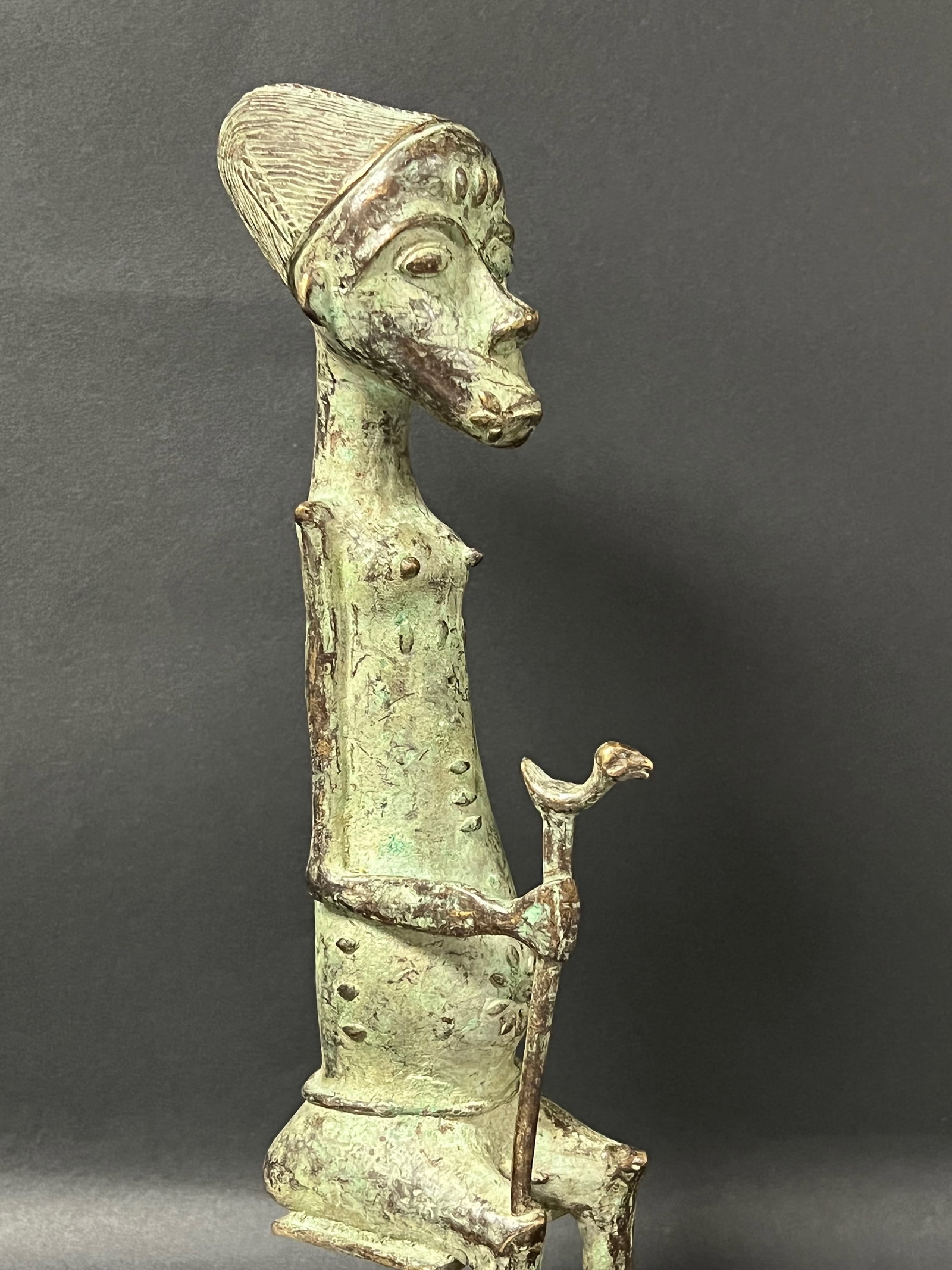 Bronze Baule Statue - 5