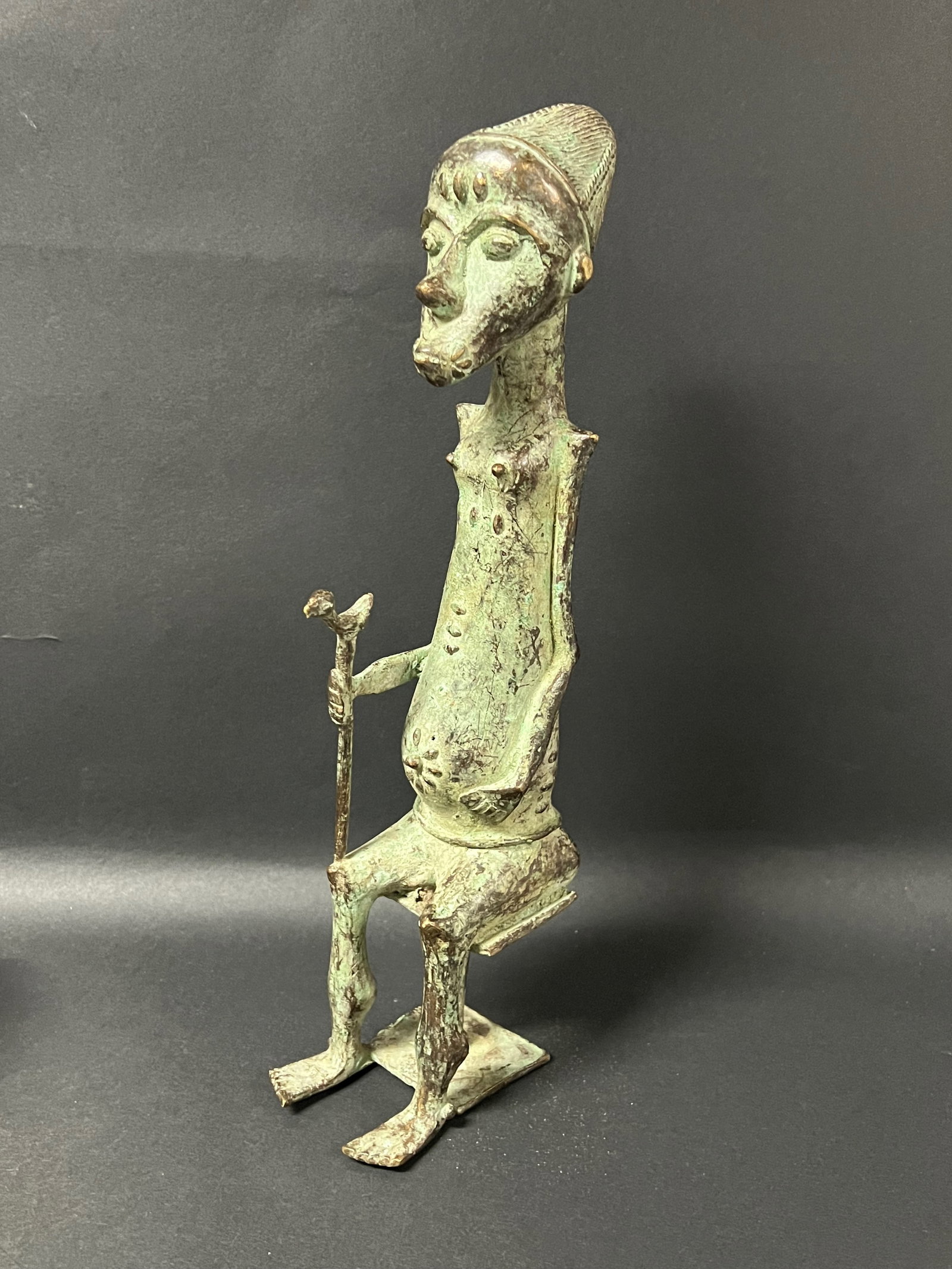 Bronze Baule Statue - 7