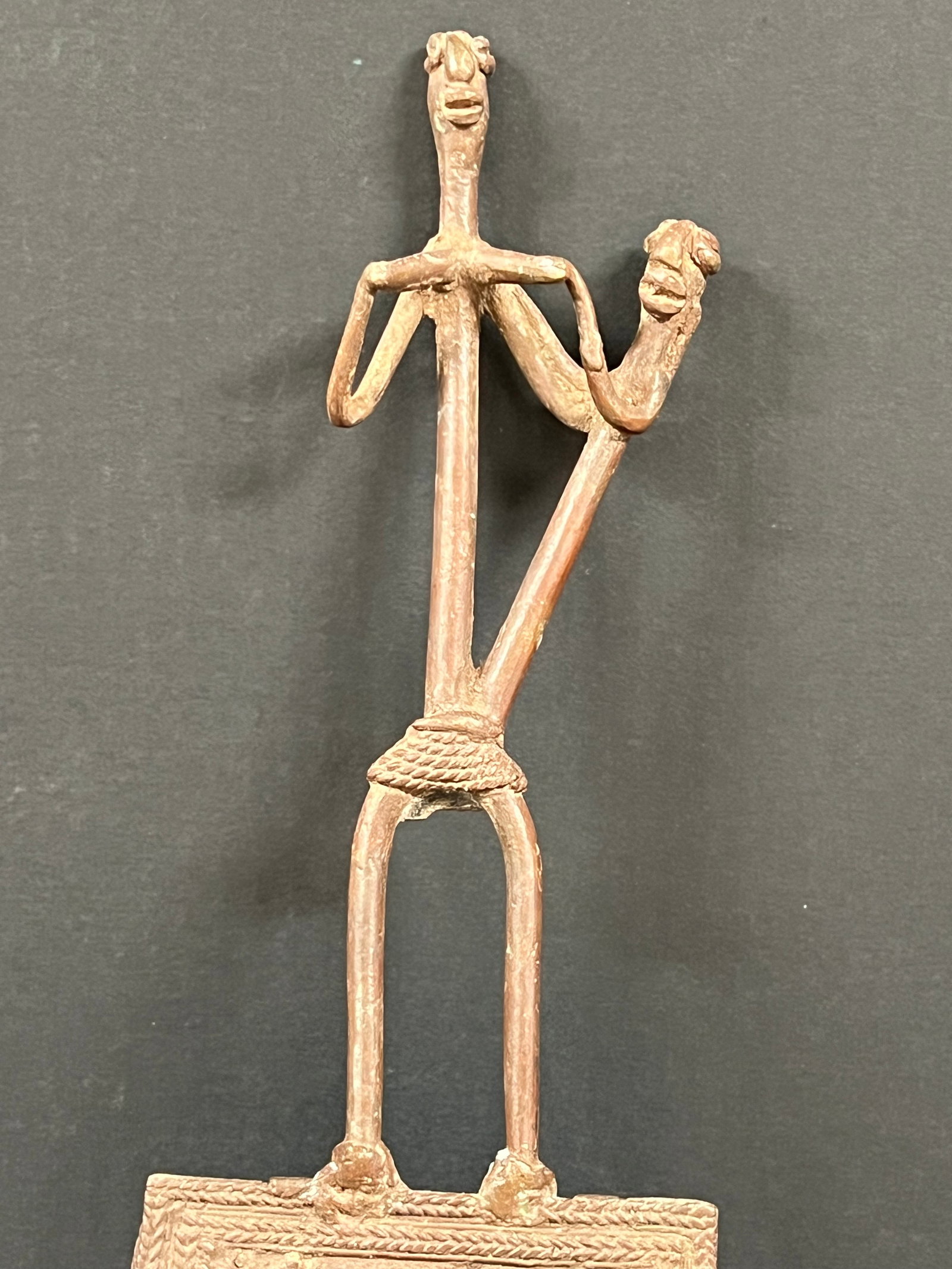 Dogon Bronze Comb - 4