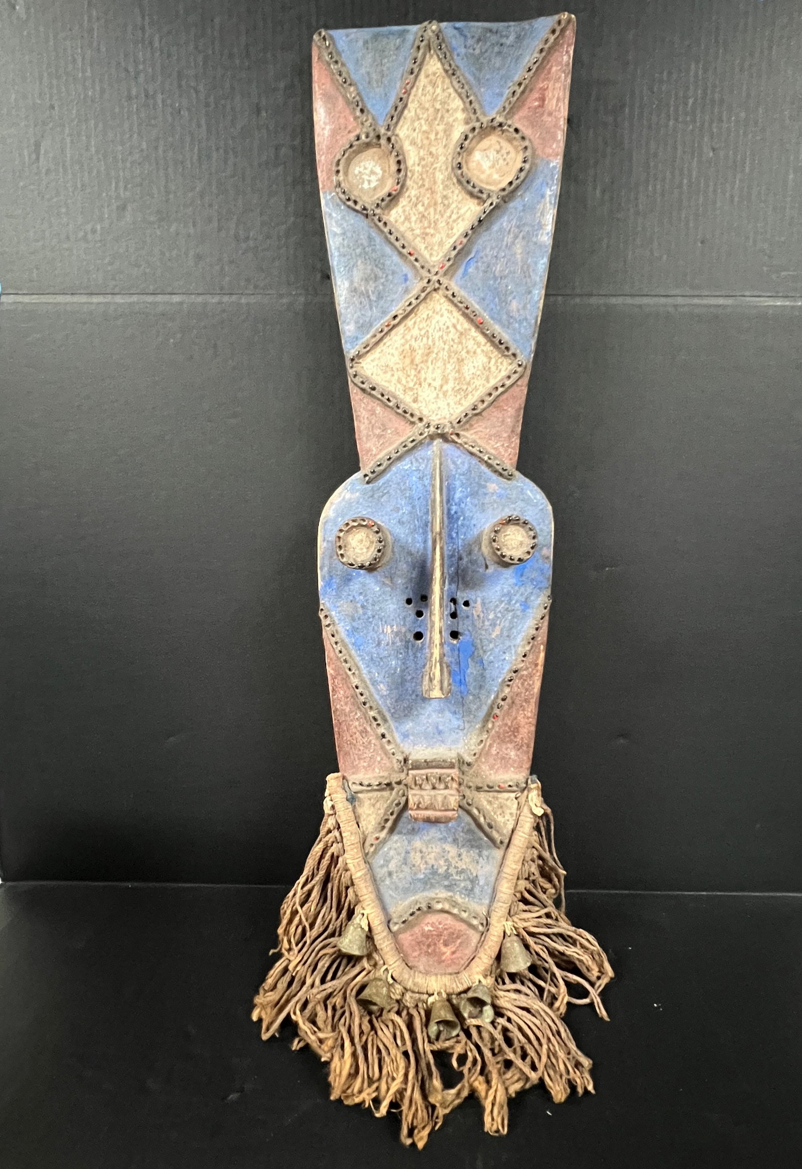 Carved Wood Large Grebo Mask (1 of 8)