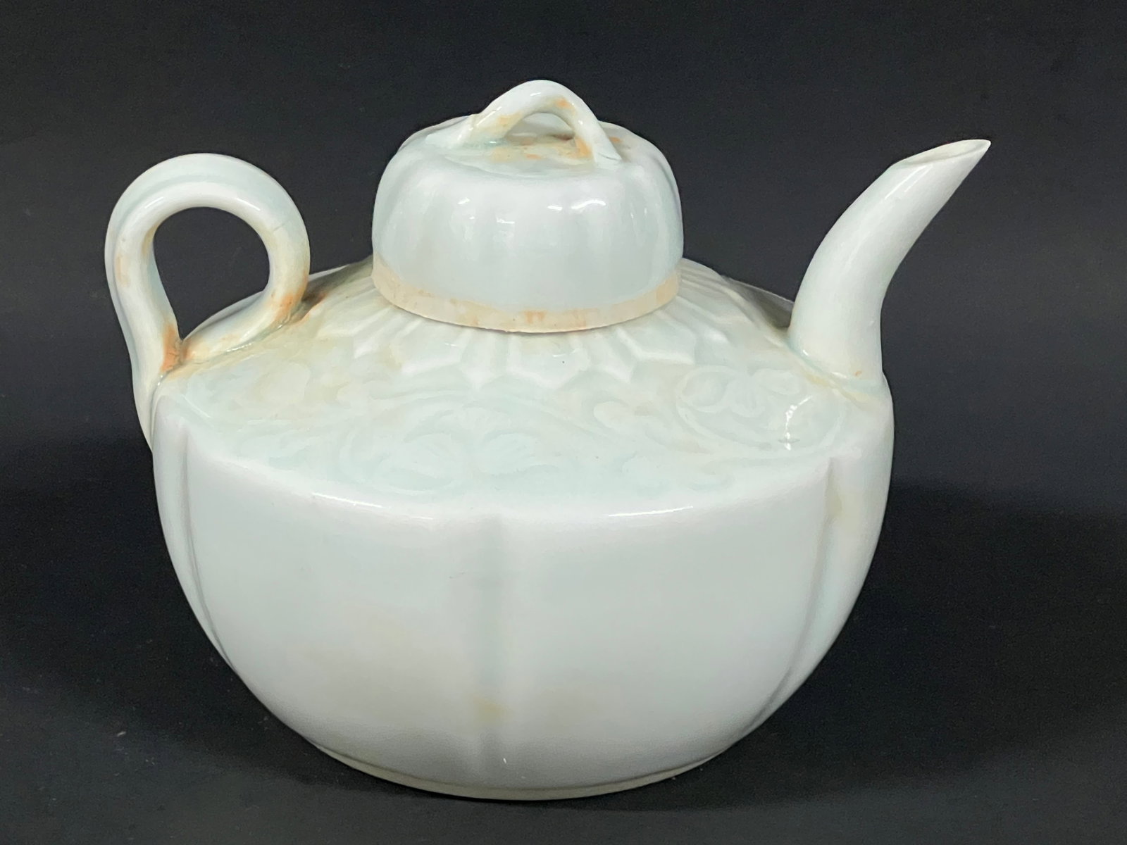 Porcelain Celadon Qing Bai Tea Pot (1 of 11)