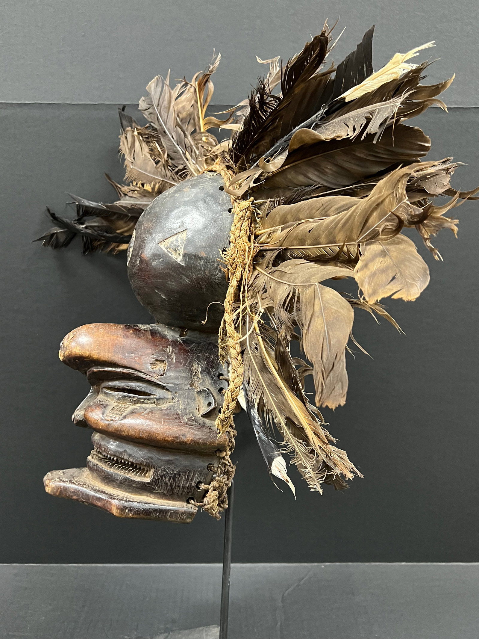 Chokwe Mask with Display Stand - 6