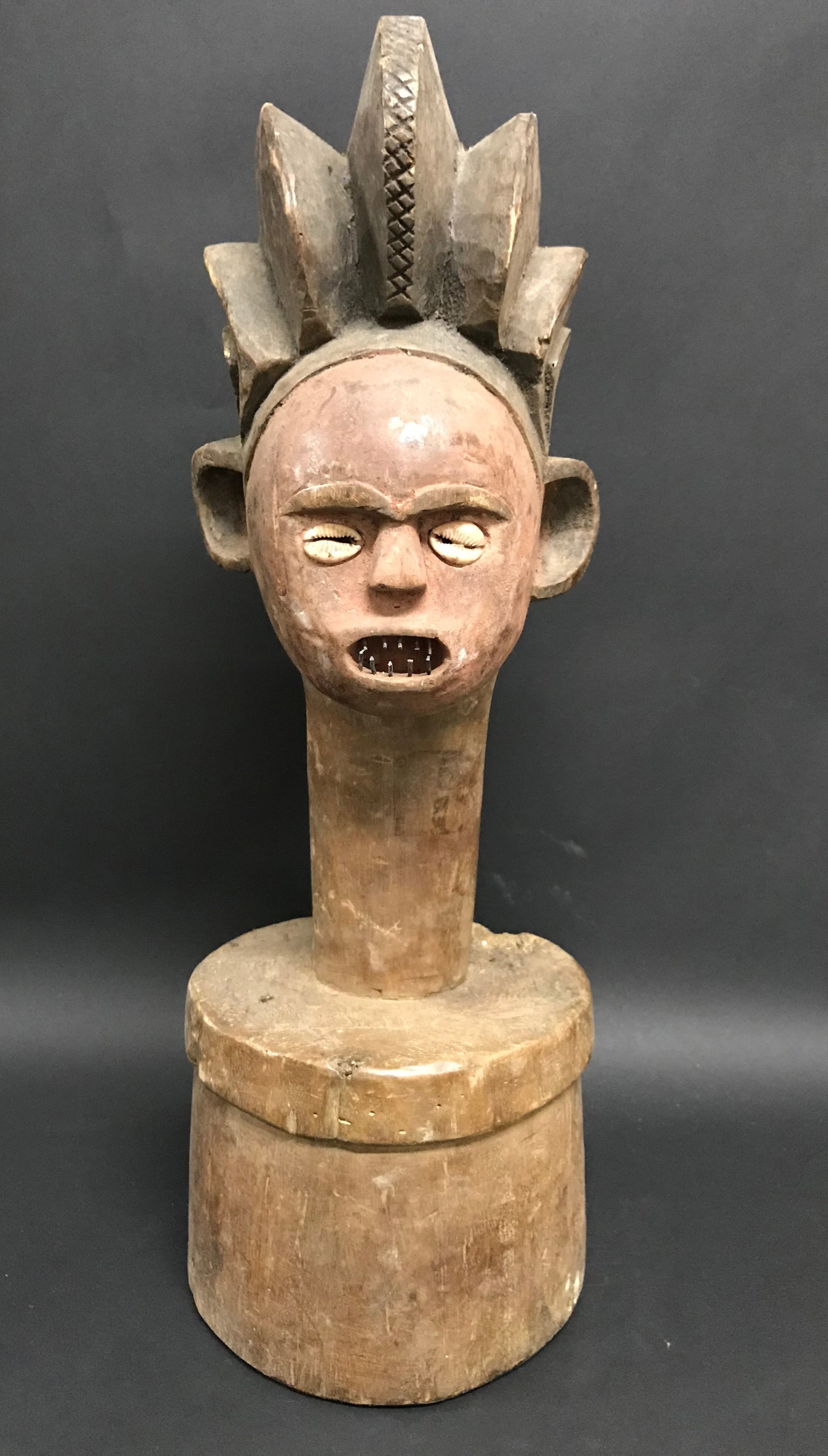 Carved Wood Chokwe Headdress (1 of 7)