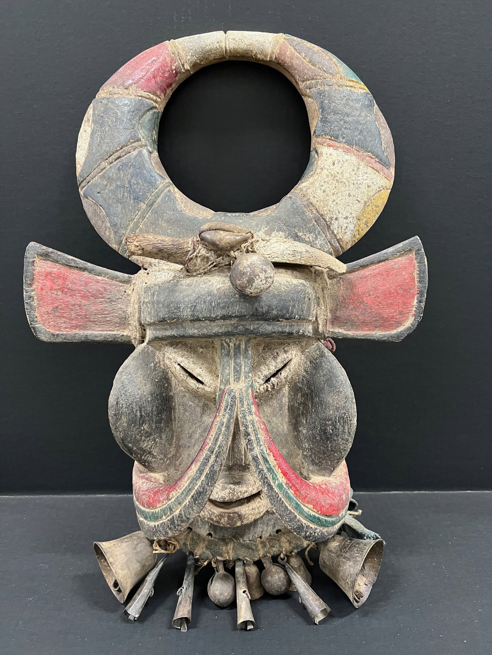 Carved Wood Dan Guere Mask (1 of 8)