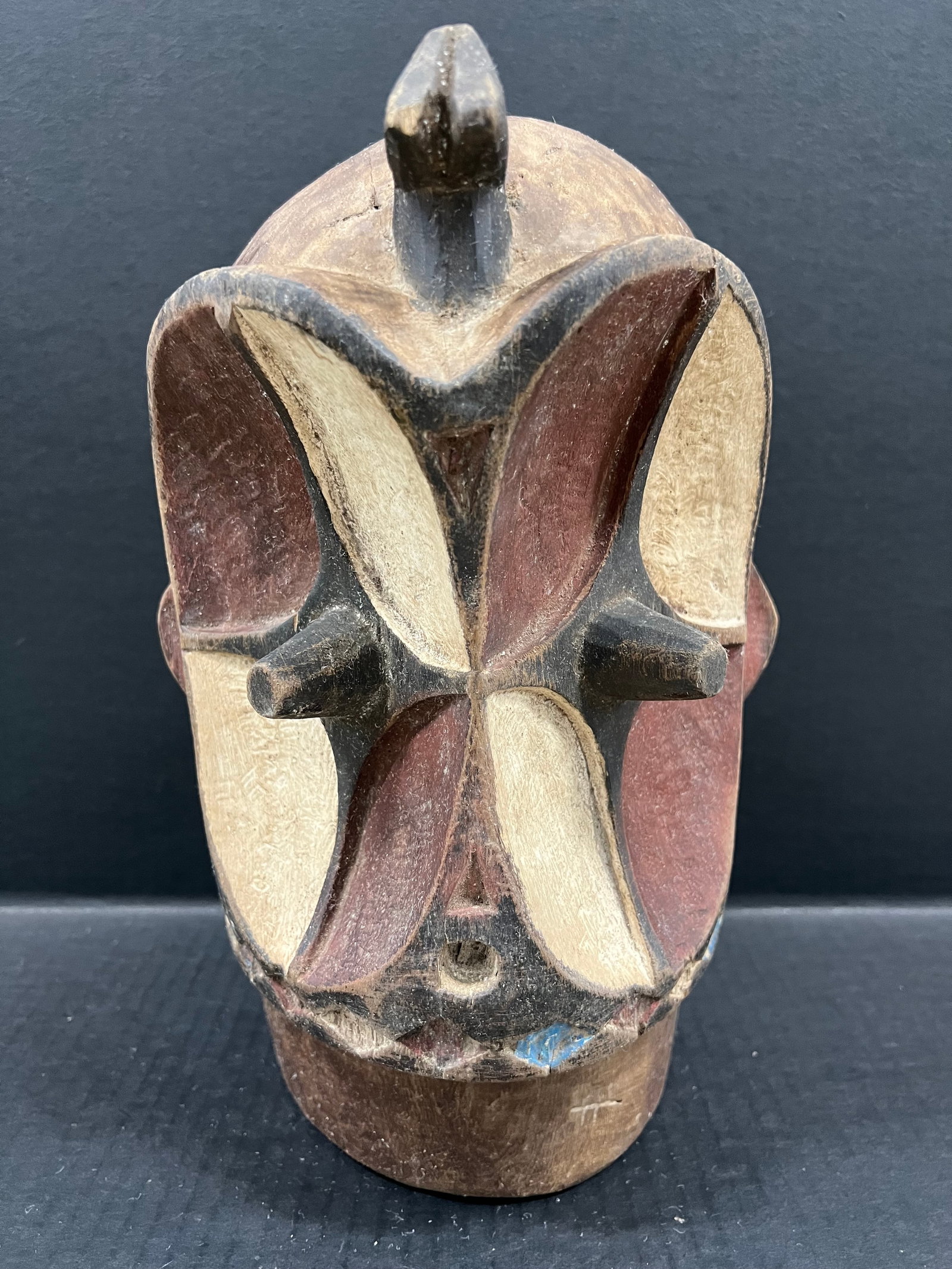 Carved Wood Bembe Mask (1 of 8)