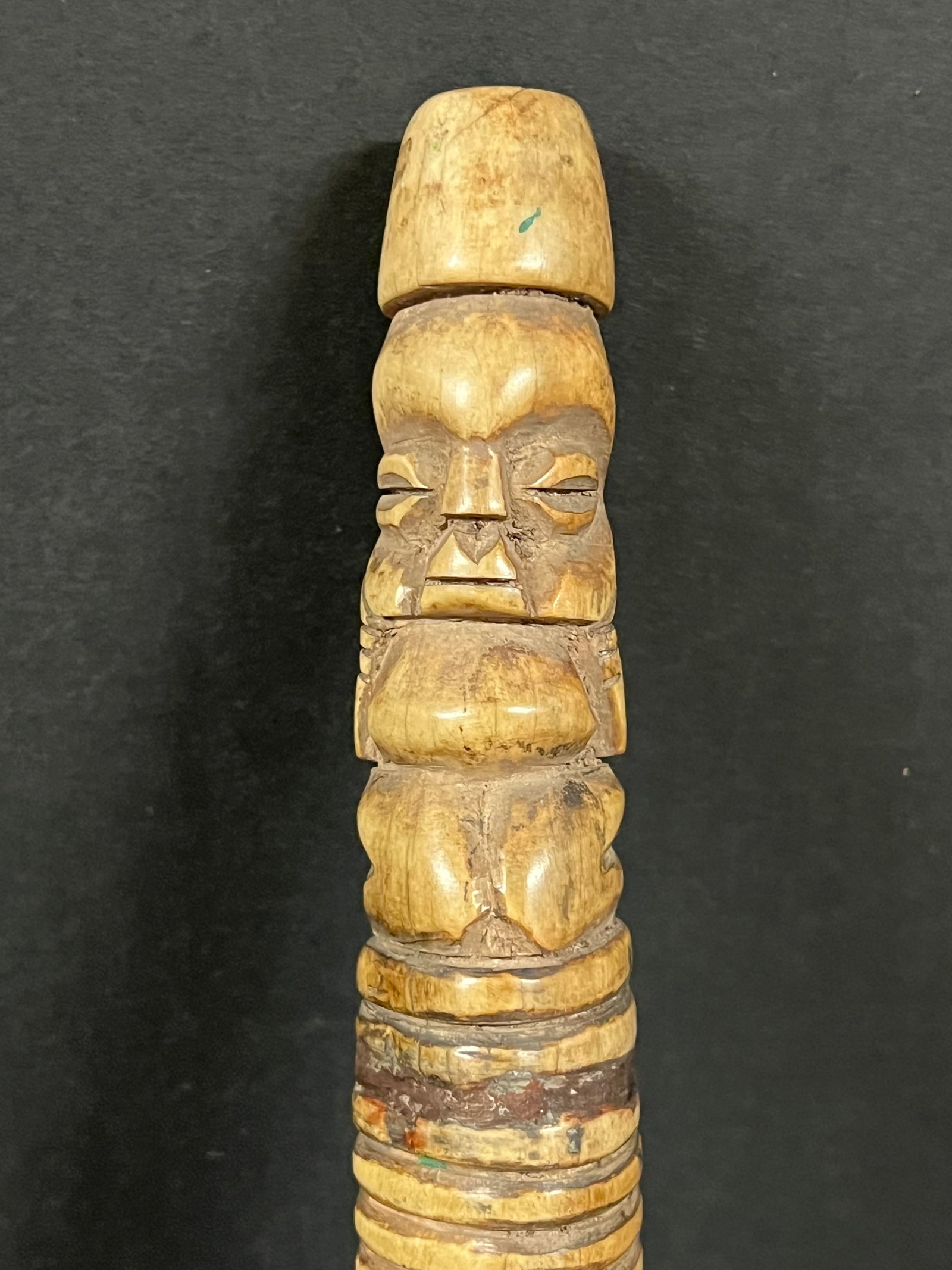 Chokwe Bronze and Bone Pipe - 3