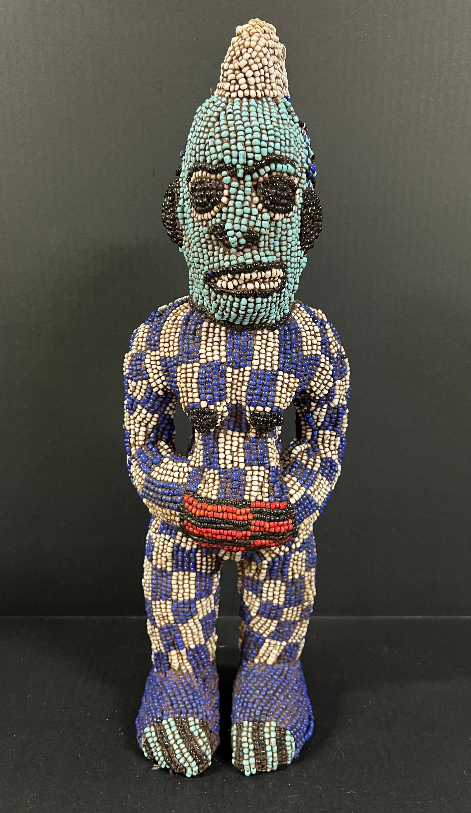 Bamileke Beaded Statue (1 of 6)