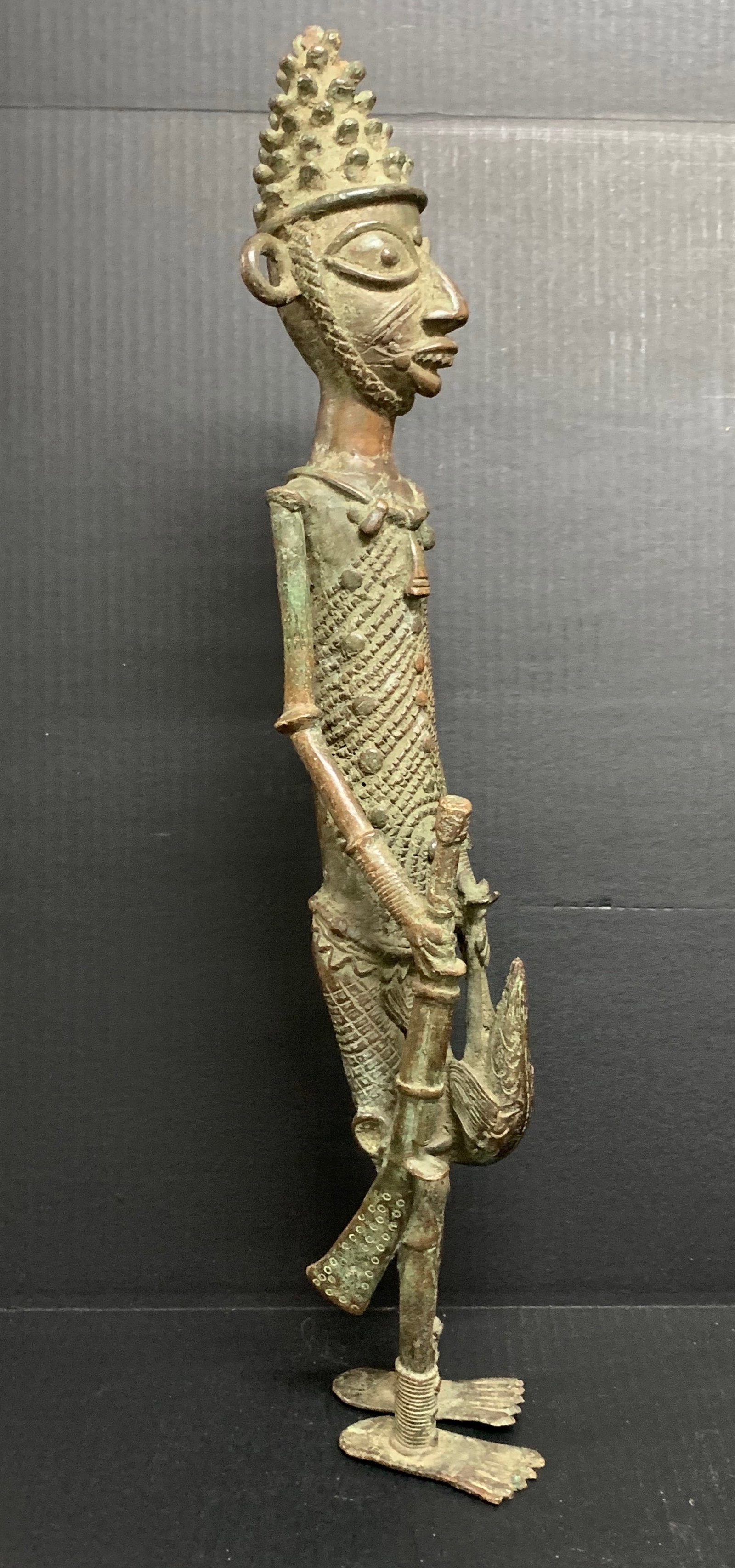 Dogon Bronze Statue - 5