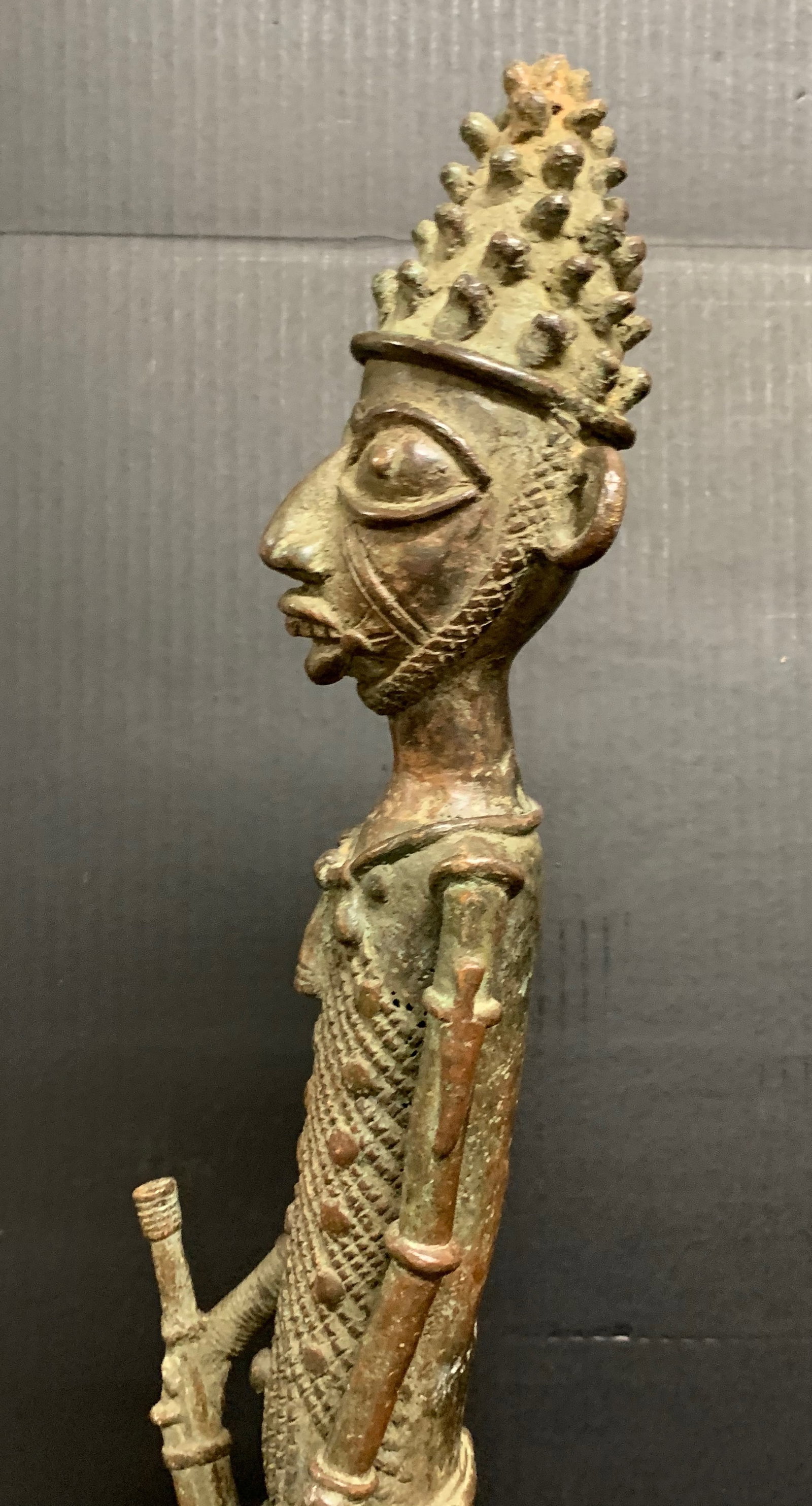 Dogon Bronze Statue - 7
