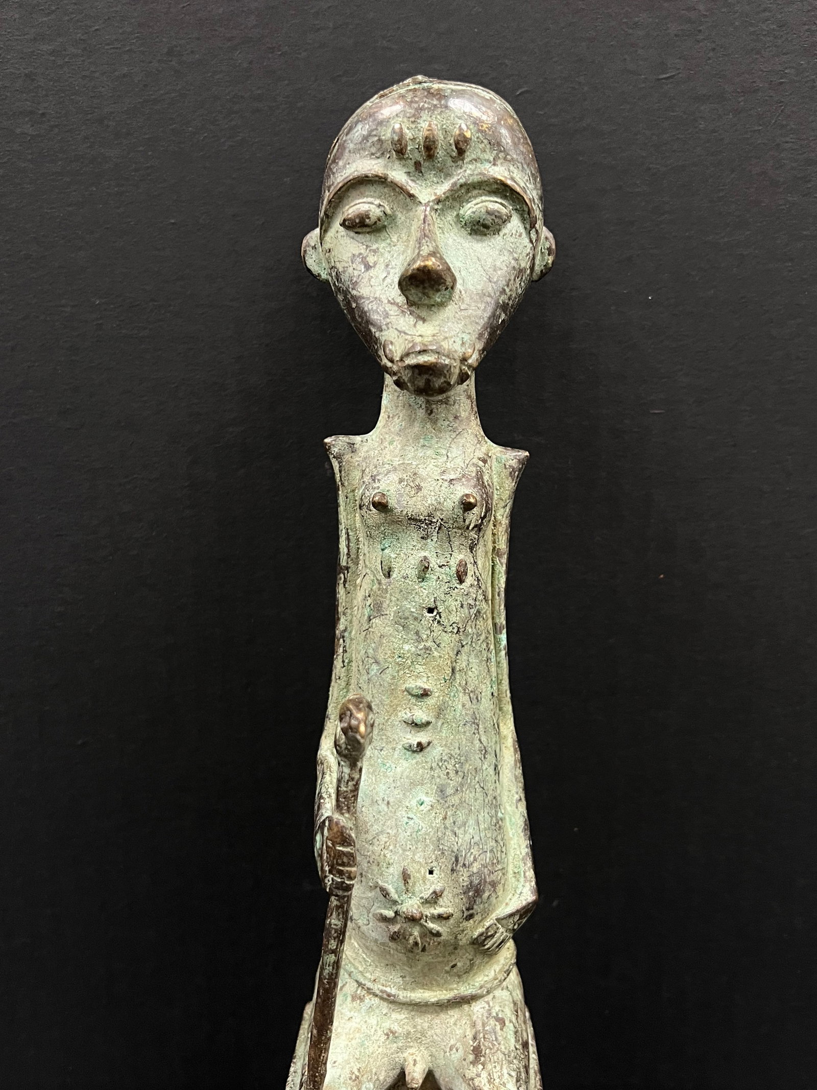 Bronze Baule Statue - 2
