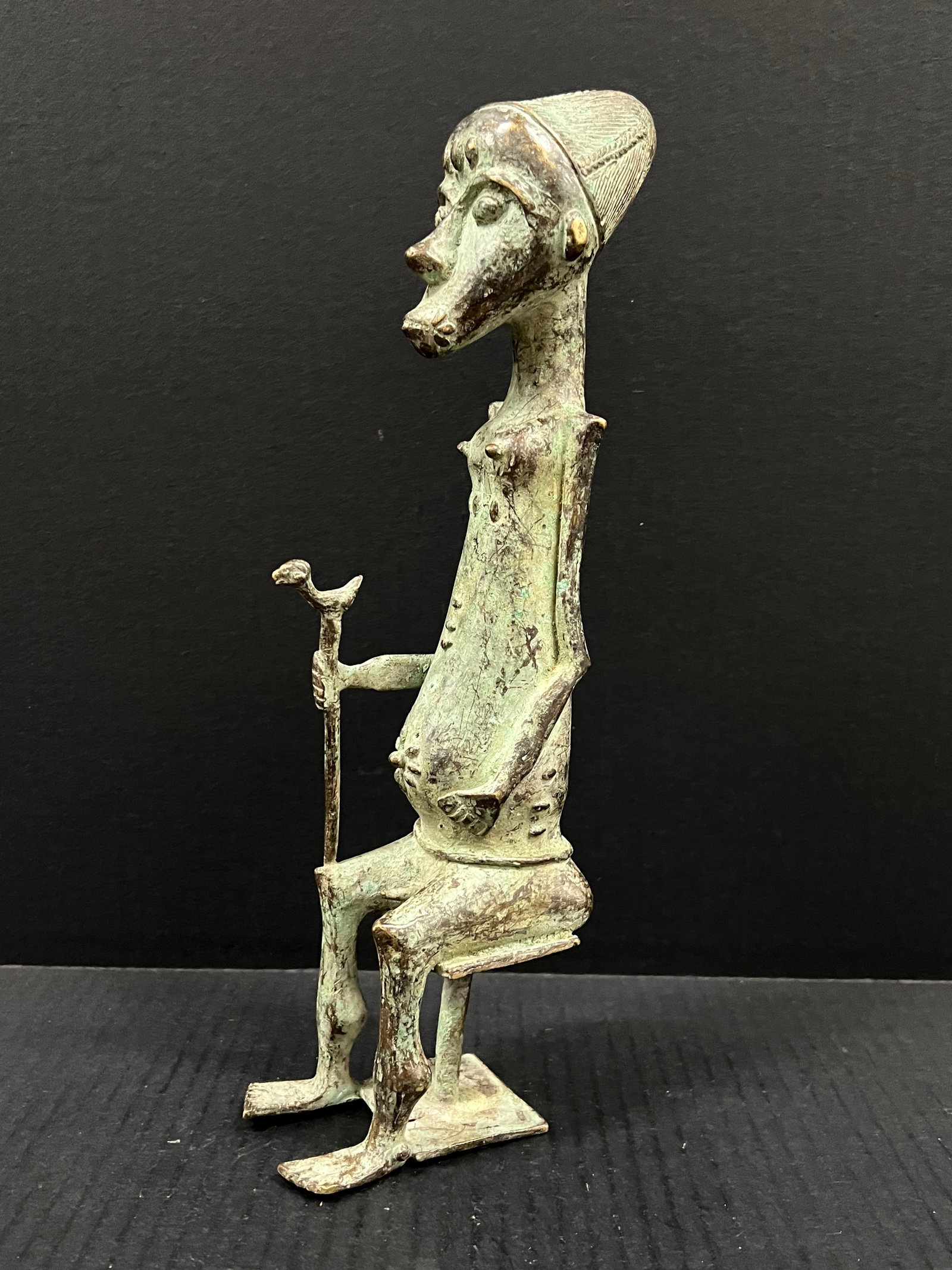 Bronze Baule Statue - 4