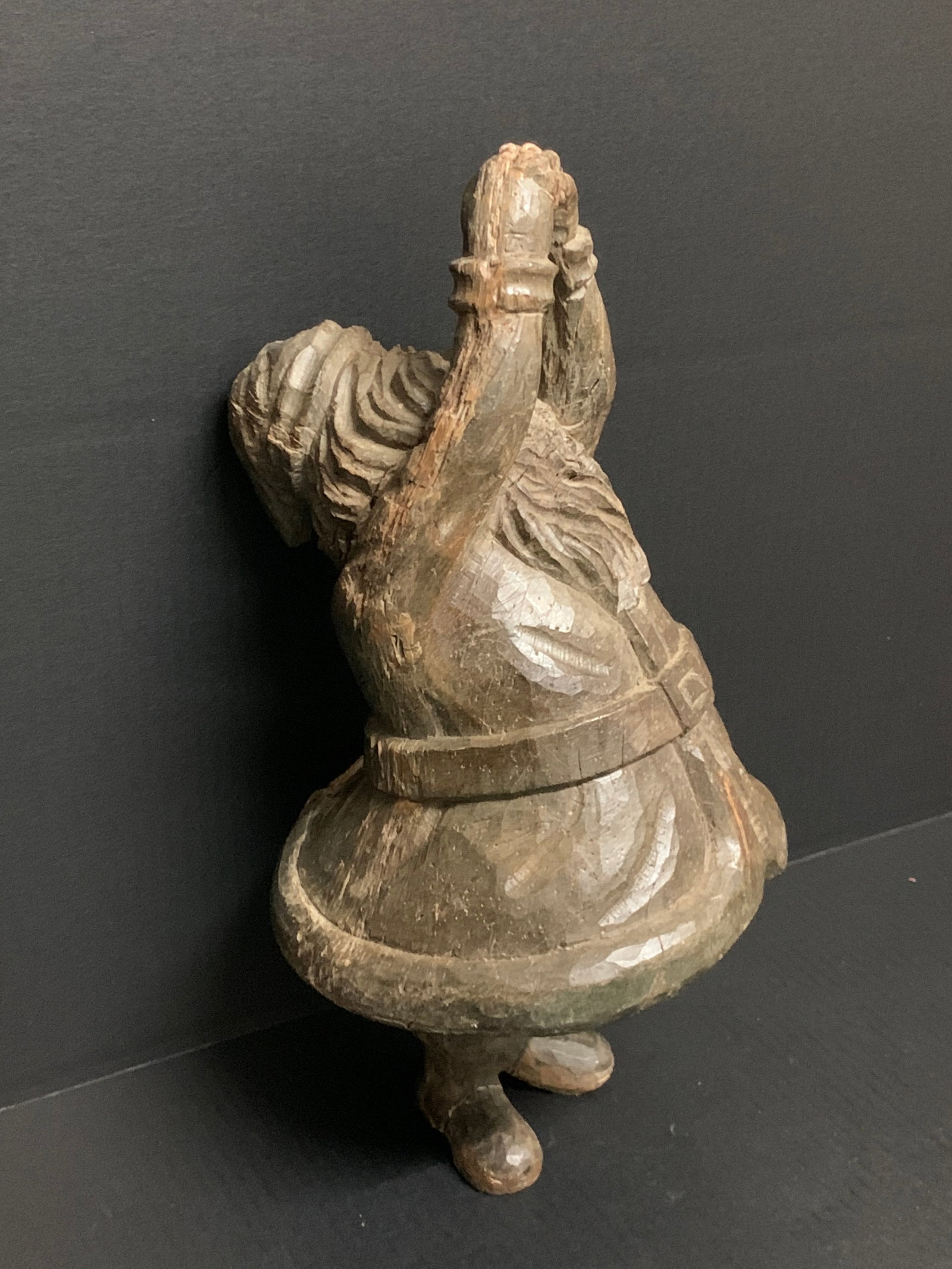 Hand Carved Wooden Santa Claus Sculpture (1 of 9)