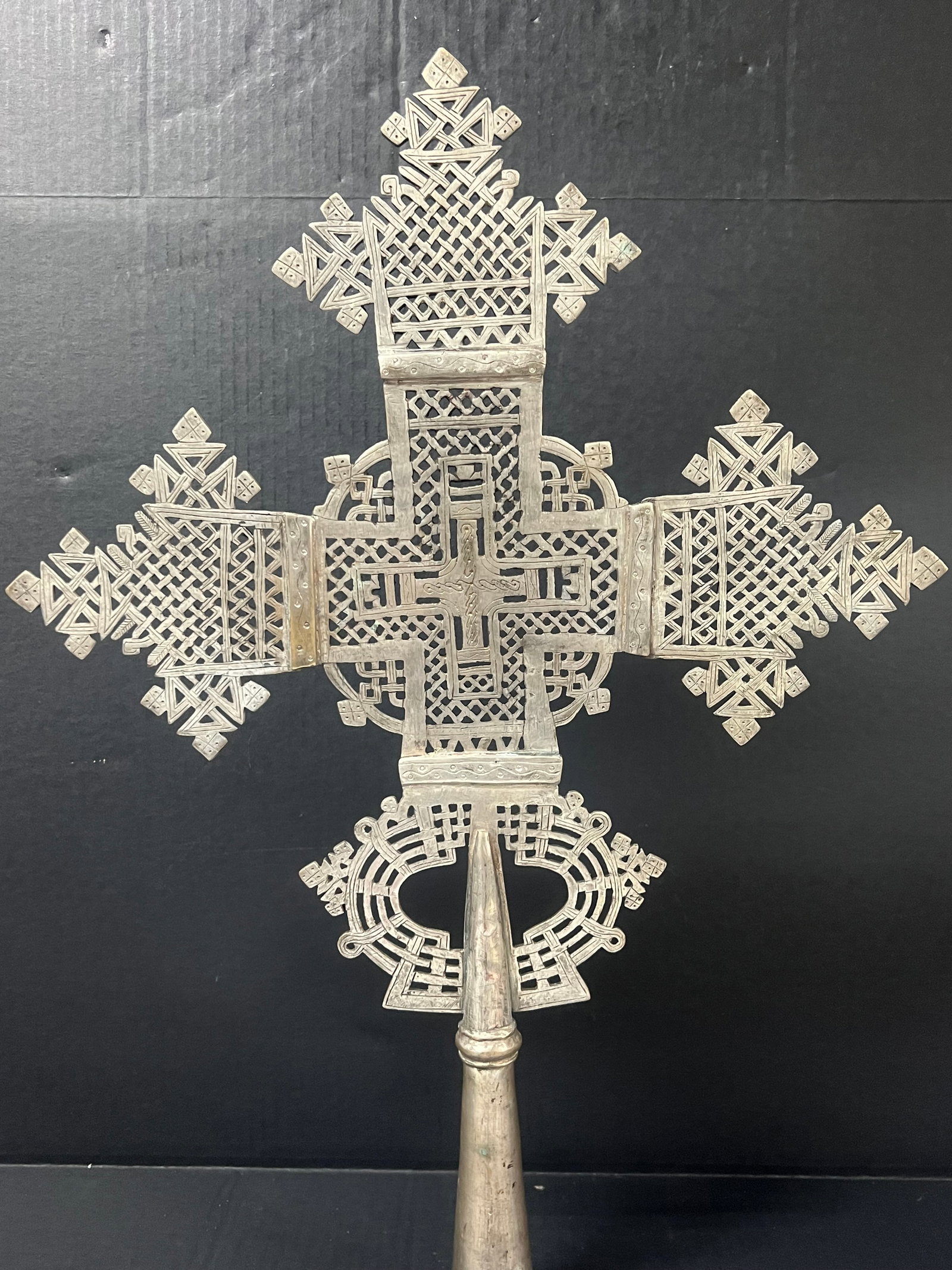 Ethiopian Processional Coptic Cross - 2