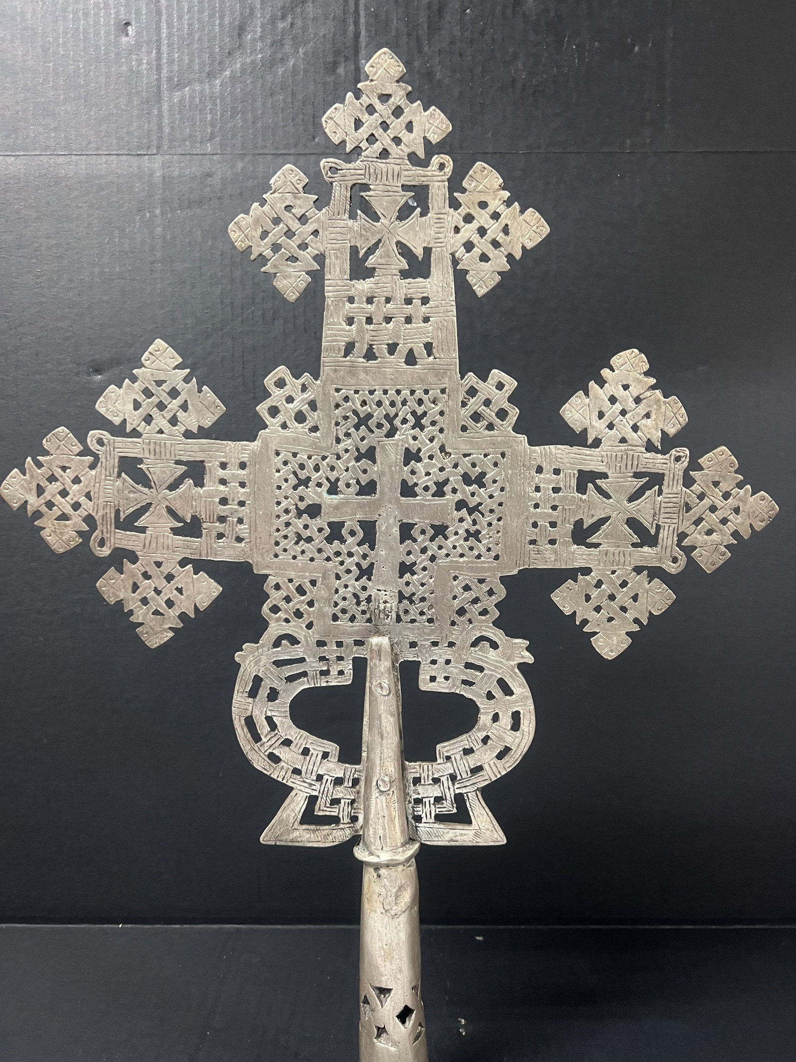 Ethiopian Processional Coptic Cross - 2