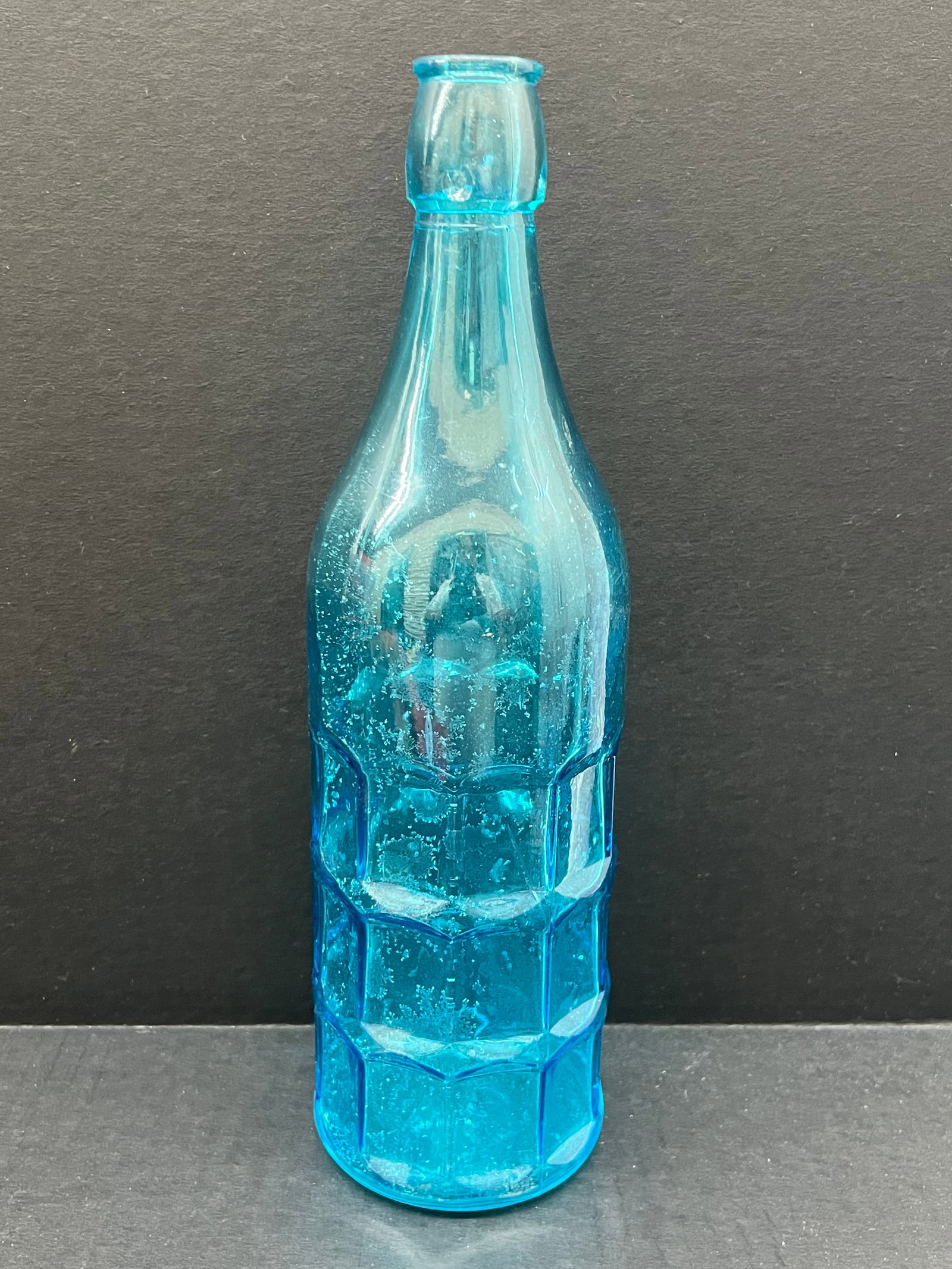 Blue Color Art Glass Bottle (1 of 7)