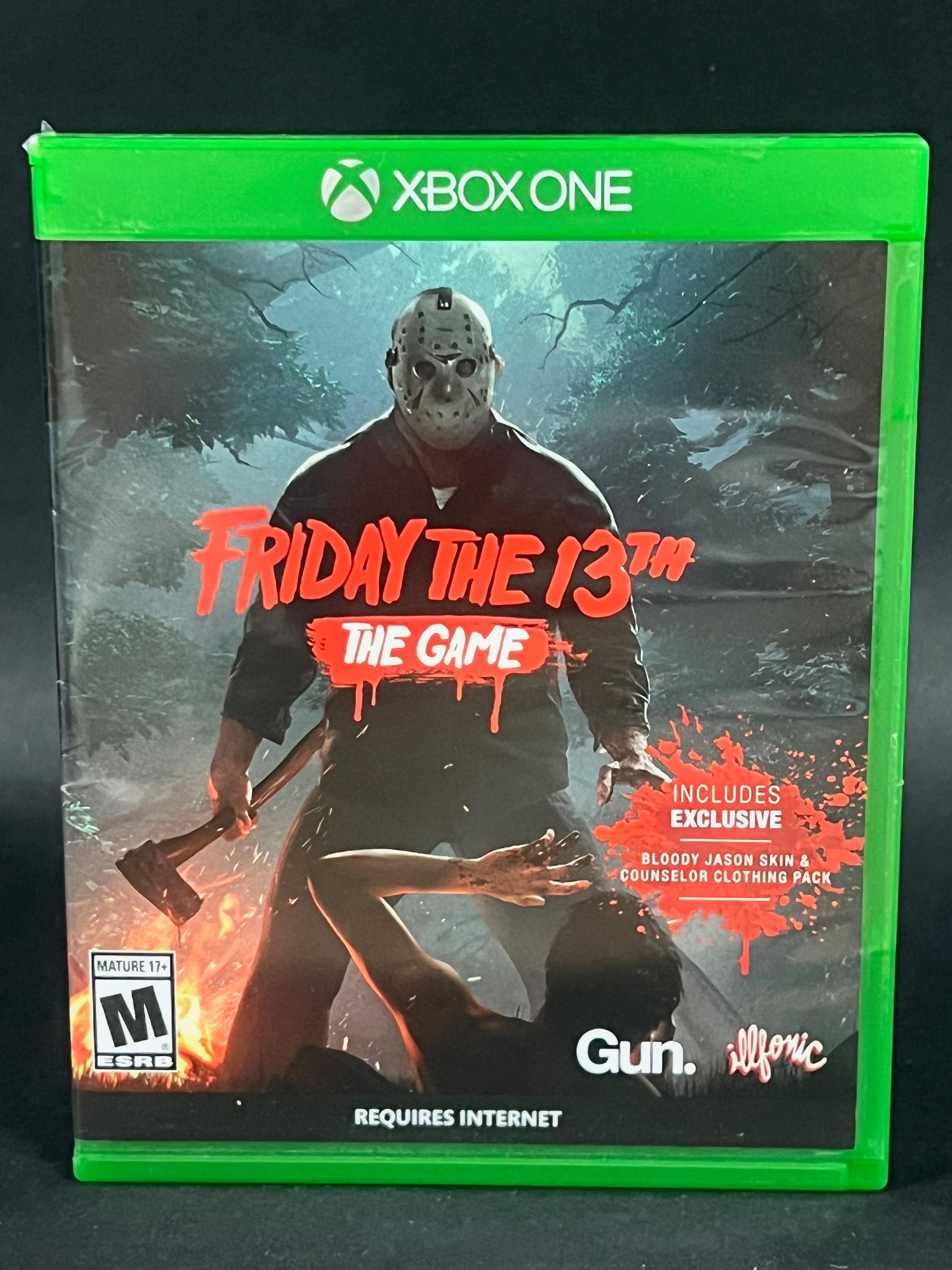 Pre Owned Original Friday The 13th The Game for Xbox One Edition: Pre Owned Original Friday The 13th The Game fro Xbox One Edition. The dimension is 6.75 inches high x 5.25 inches wide. Please be aware that some of the items are vintage, secondhand, old ages,