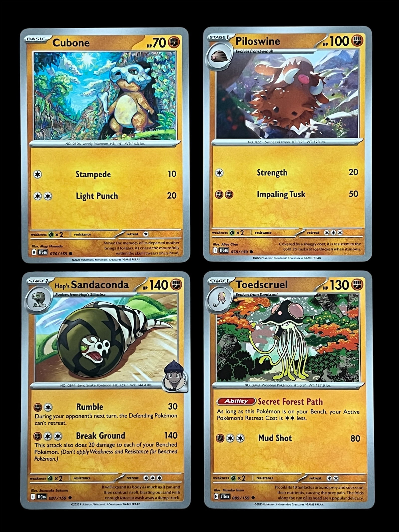 Pokemon Trading Card Lot of 4: Pokemon Trading Cards Lot of 4. The dimension is 3.5 inches high x 2.5 inches wide. Please be aware that some of the items are vintage, secondhand, old ages, antiques and may have a defects or sign