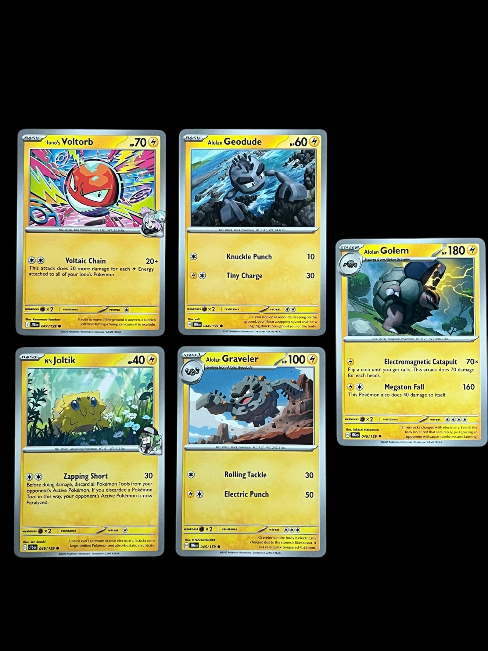 Pokemon Trading Card Lot of 5: Pokemon Trading Cards Lot of 5. The dimension is 3.5 inches high x 2.5 inches wide. Please be aware that some of the items are vintage, secondhand, old ages, antiques and may have a defects or sign