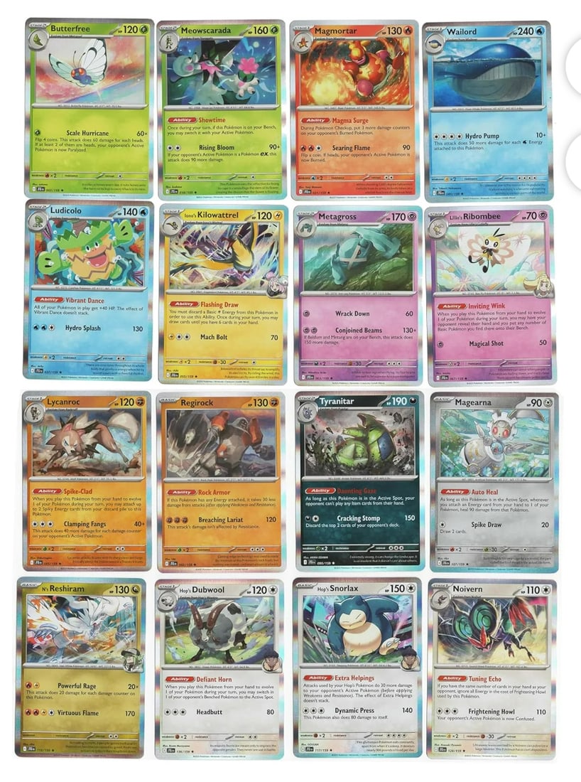 16X Journey Together Set Assorted Holofoil Pokemon Trading Cards (1 of 7)