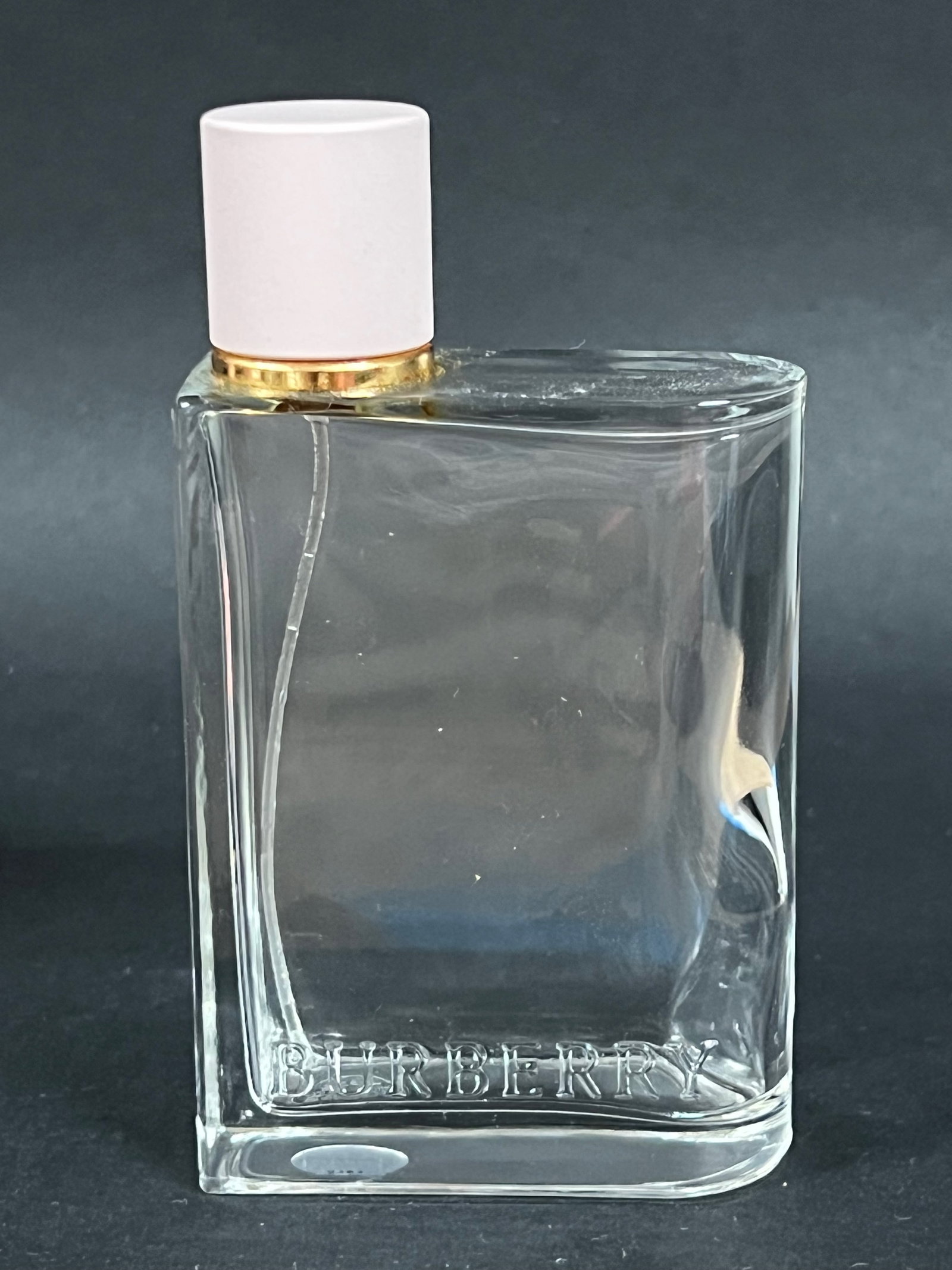 Empty Bottle Only - Burberry Her Eau Toilette: Empty Bottle Only - Burberry Her Eau Toilette. The dimension is 5 inches high x 3 inches wide. Please be aware that some of the items are vintage, secondhand, old ages, antiques and may have a