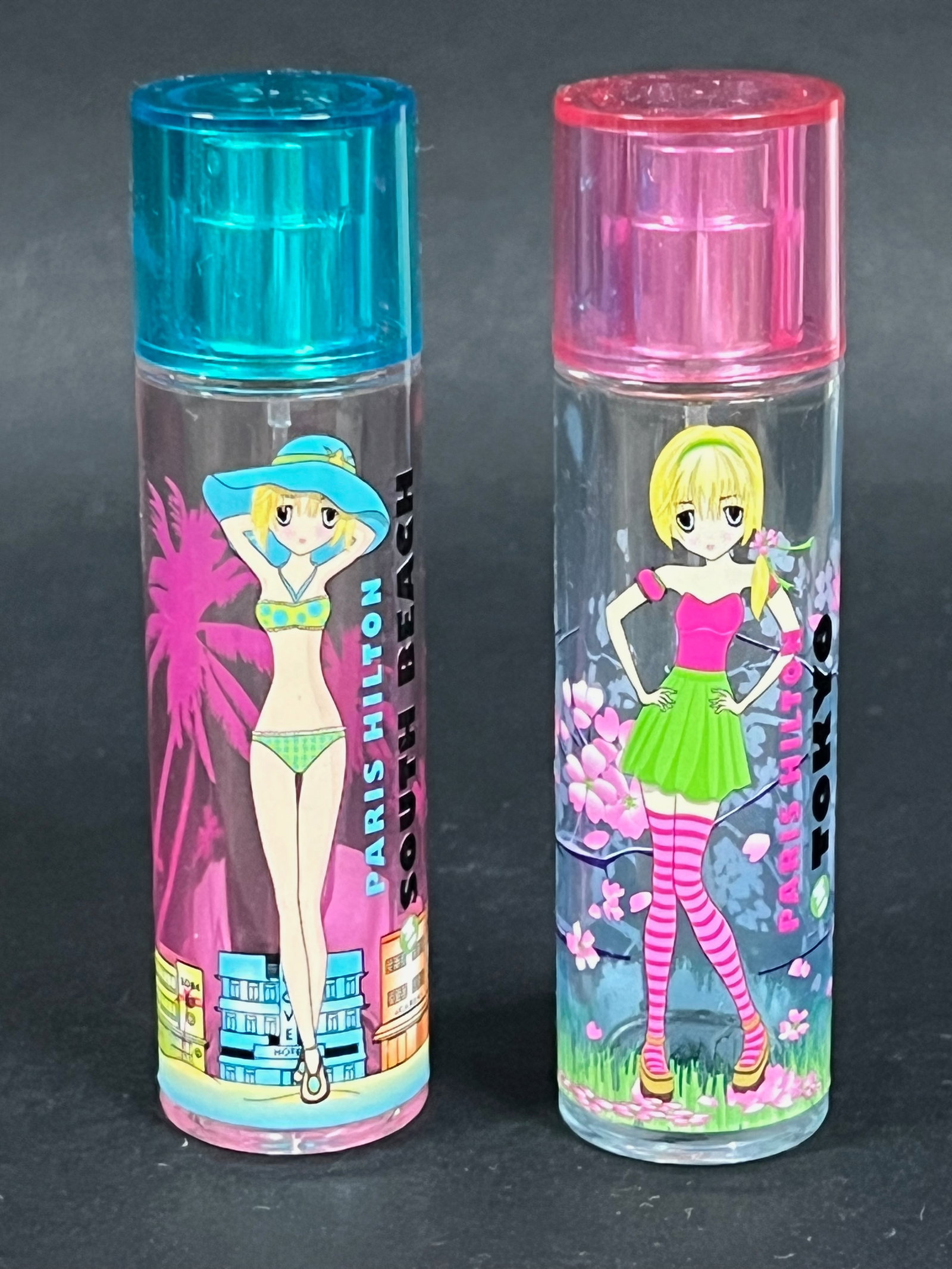 Empty Bottle Only - Paris Hilton Passport South Beach and Tokyo Eau De Toilette Bottle: Empty Bottle Only - Paris Hilton Passport South Beach and Tokyo Eau de Toilette Bottle. The dimension is 4.25 inches high x 1.25 inches wide. Please be aware that some of the items are vintage,