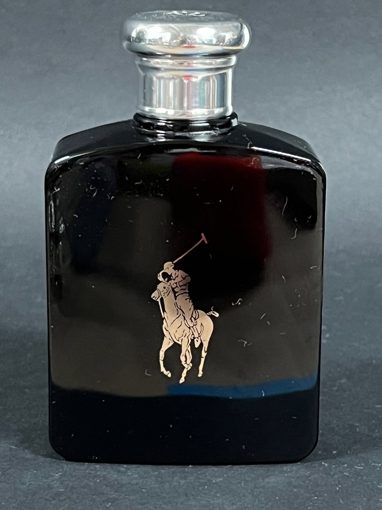 Empty Bottle Only -Ralph Lauren Polo Black Eau De Toilette Glass Bottle: Empty Bottle Only - Ralph Lauren Polo Black Eau De Toilette Glass Bottle. The dimension is 4.75 inches high x 3 inches wide. Please be aware that some of the items are vintage, secondhand, old ages,