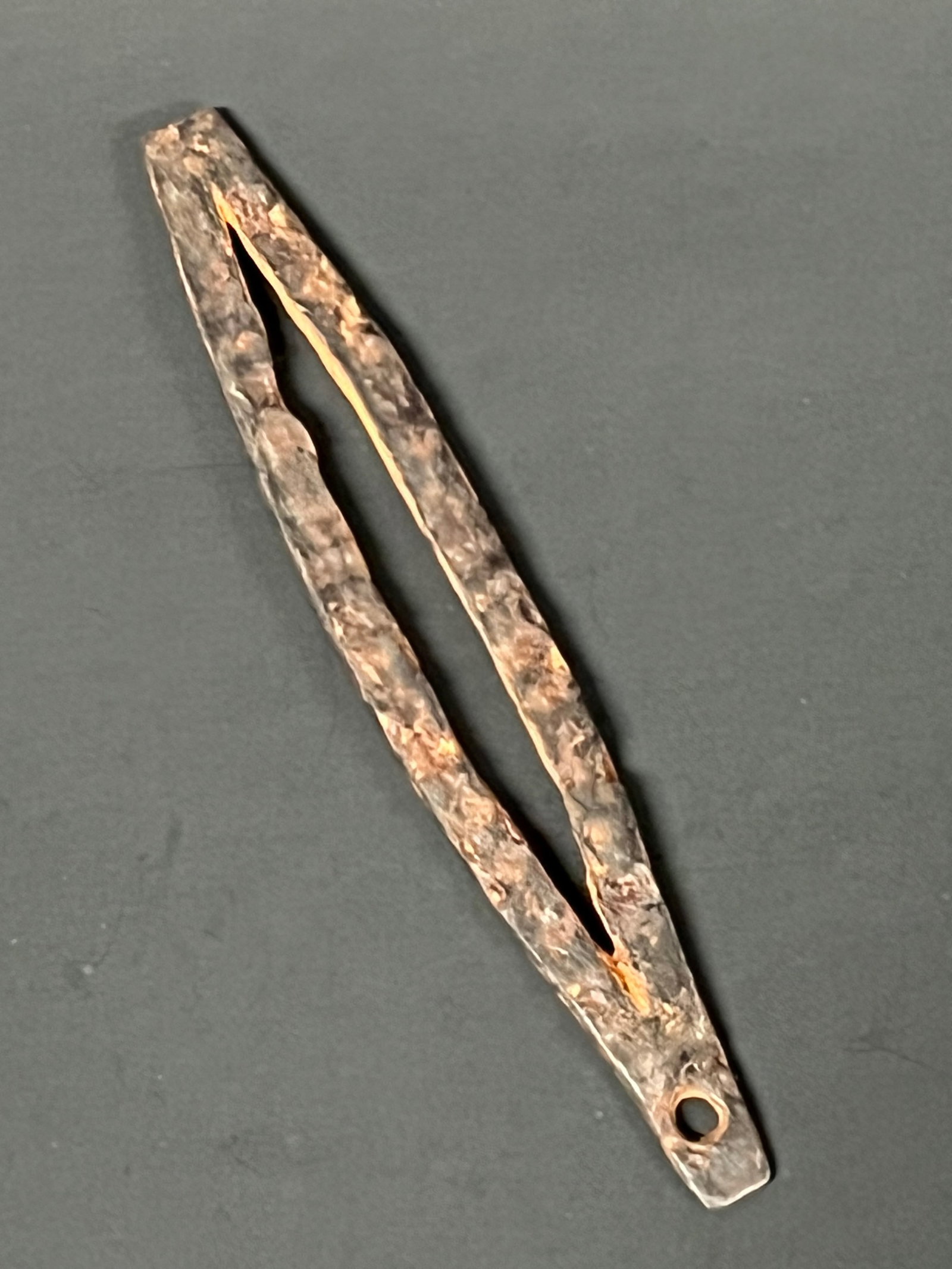 Medieval Bronze Fire Stricker: Medieval Bronze Fire Stricker. The dimension is 5 inches high x 1 inches wide. Please be aware that some of the items are vintage, secondhand, old ages, antiques and may have a defects or sign of ages