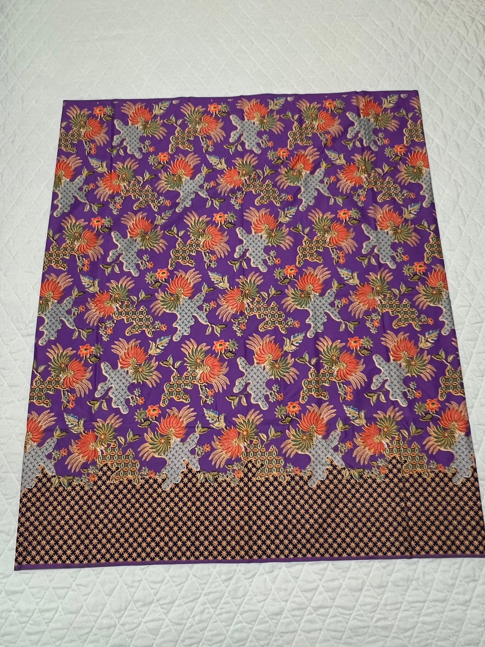 Southeast Asian Cotton Fabric Tube Skirt Clothing: Southeast Asian 100% Cotton Fabric Tube Skirt Clothing. The dimension is 45 inches high x 37 inches wide. Please be aware that some of the items are vintage, secondhand, old ages, antiques and may hav