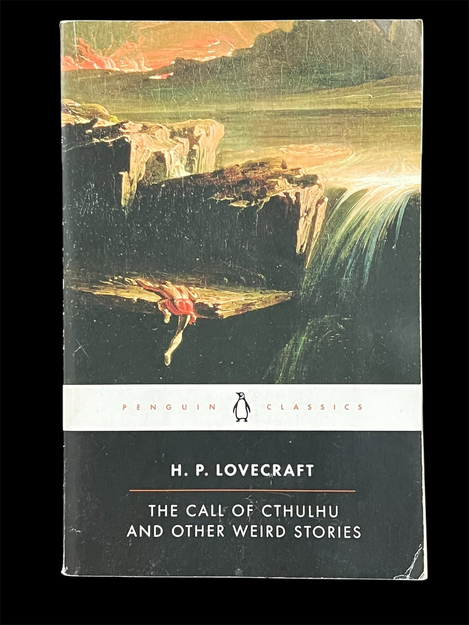 The Call of Cthulhu and Other Weird Stories by H.P. Lovecraft: The Call of Cthulhu and Other Weird Stories by H.P. Lovecraft Penguin Classics Edition. The dimension is 7.75 inches high x 5 inches wide. Please be aware that some of the items are vintage,