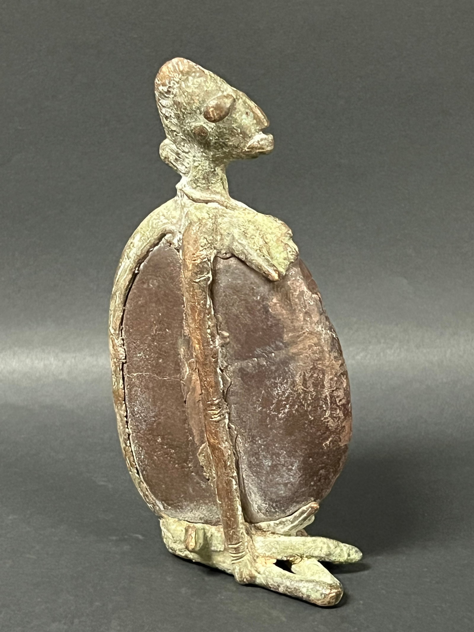 African Tribal Art Dogon Statue: African Tribal Art Dogon Statue. The dimension is 7 inches high x 4 inches wide. Please be aware that some of the items are vintage, secondhand, old ages, antiques and may have a defects or sign of ag