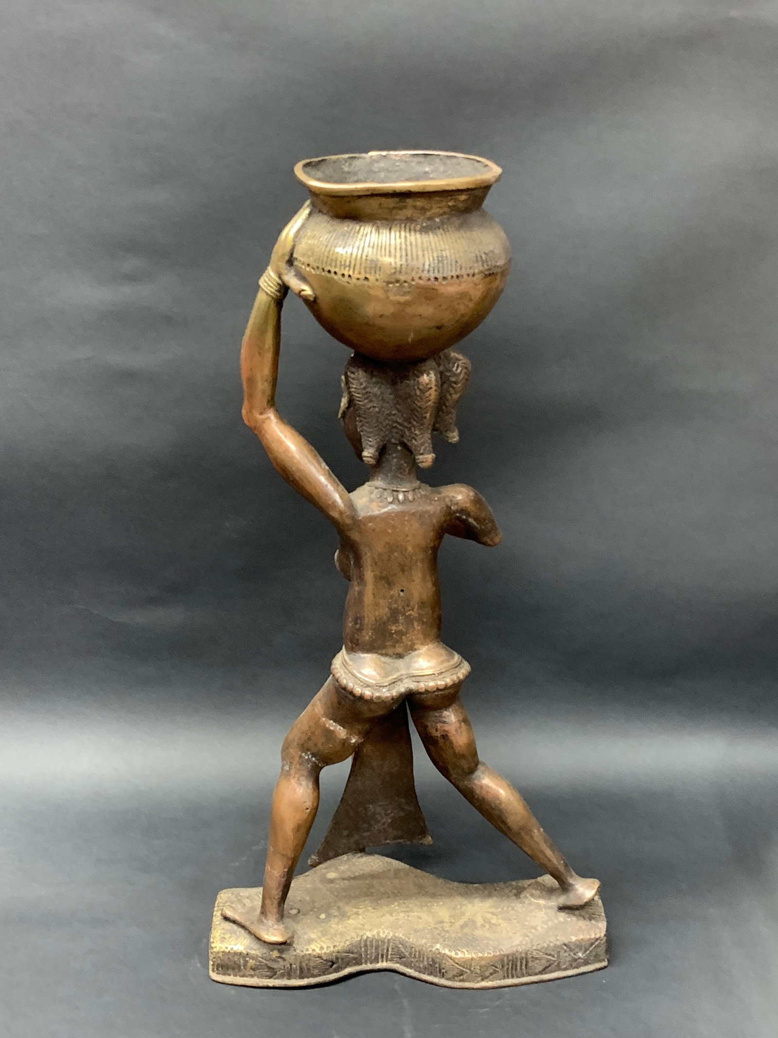 Bronze Bamileke Statue - 7