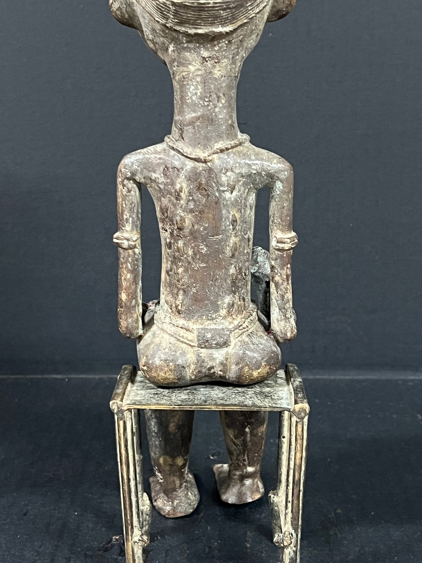 Benin Bronze Statue - 8