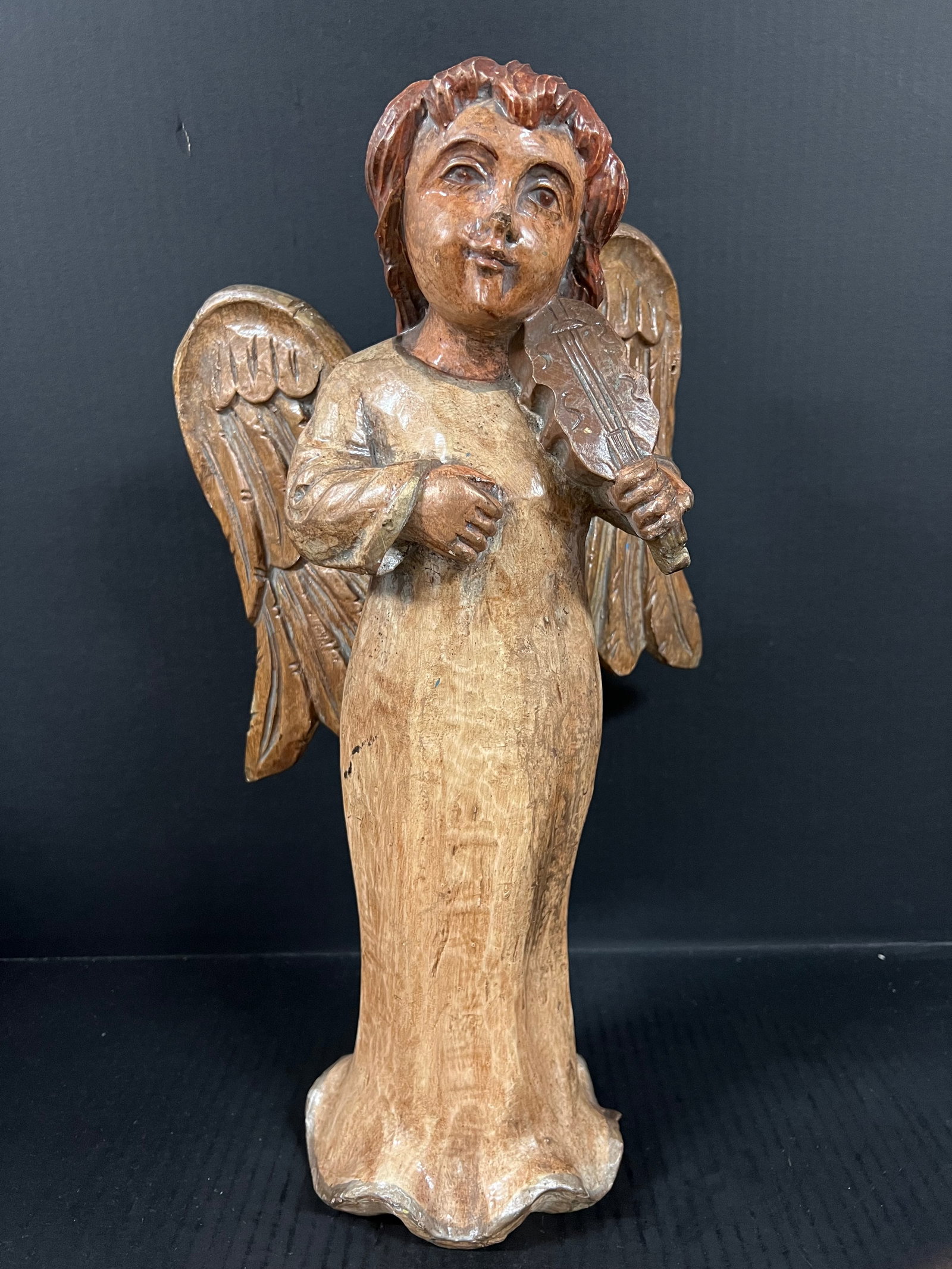 Carved Wood Angel (1 of 7)