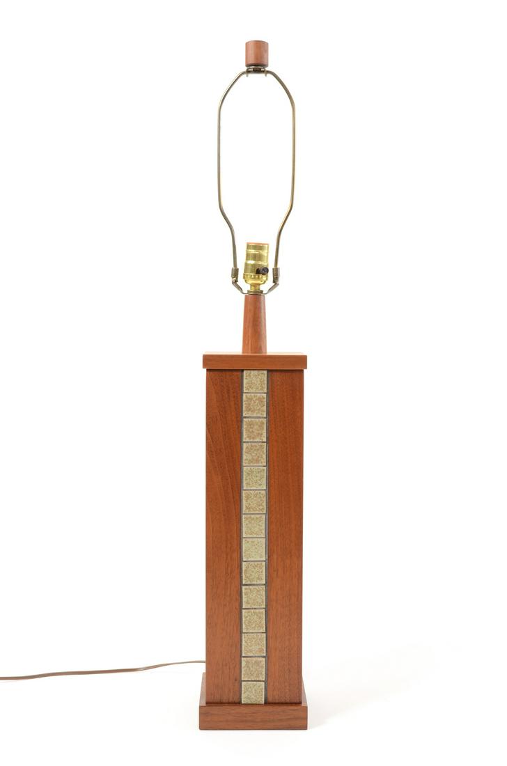 Jane, Gordon Martz: Marshall Studios Walnut, Tile Lamp (1 of 4)