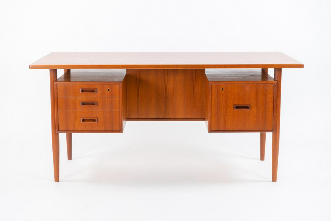 Danish Teak Floating Top Desk (1 of 15)