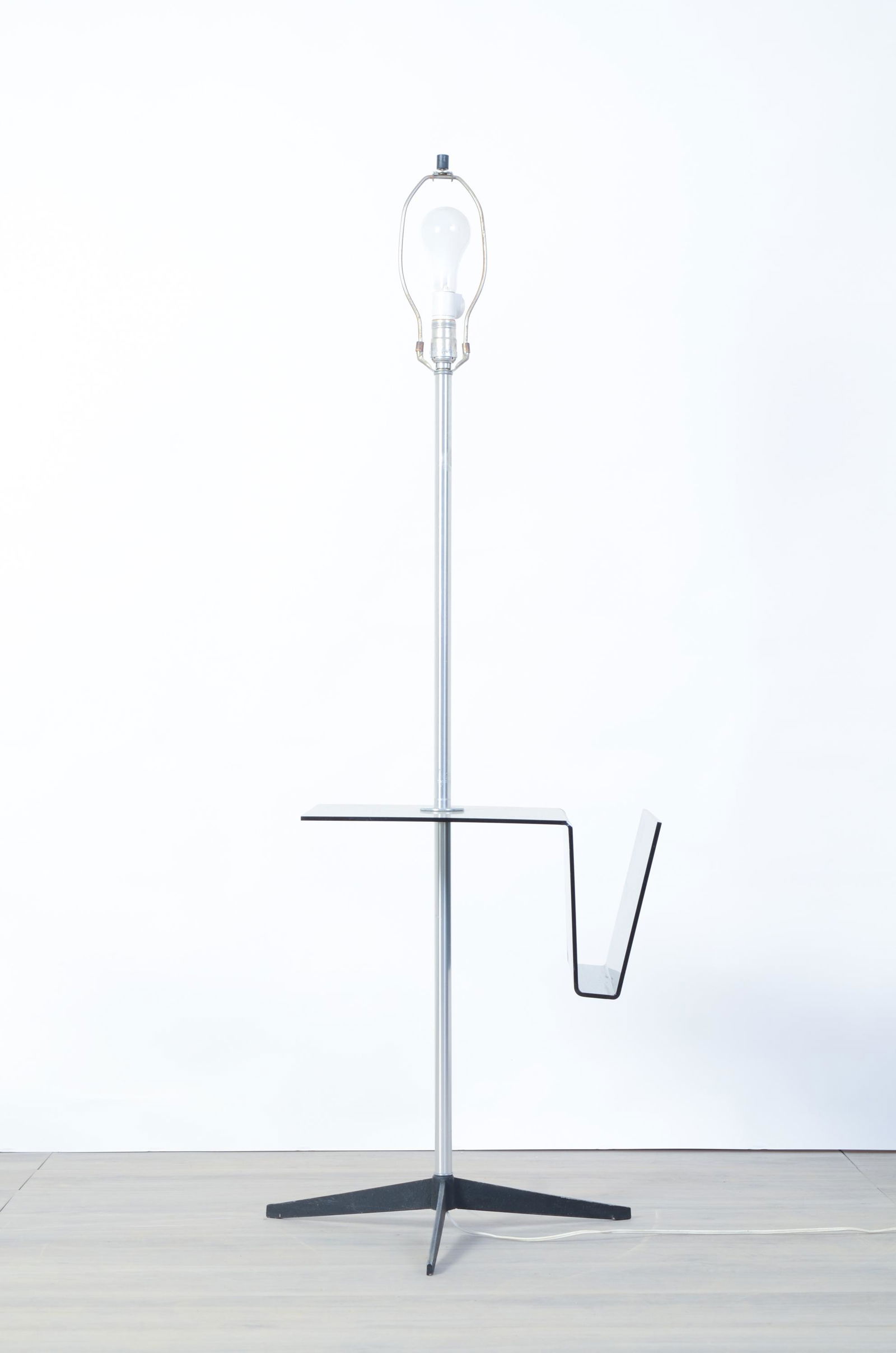 Floor Lamp w/ Lucite Table (1 of 3)