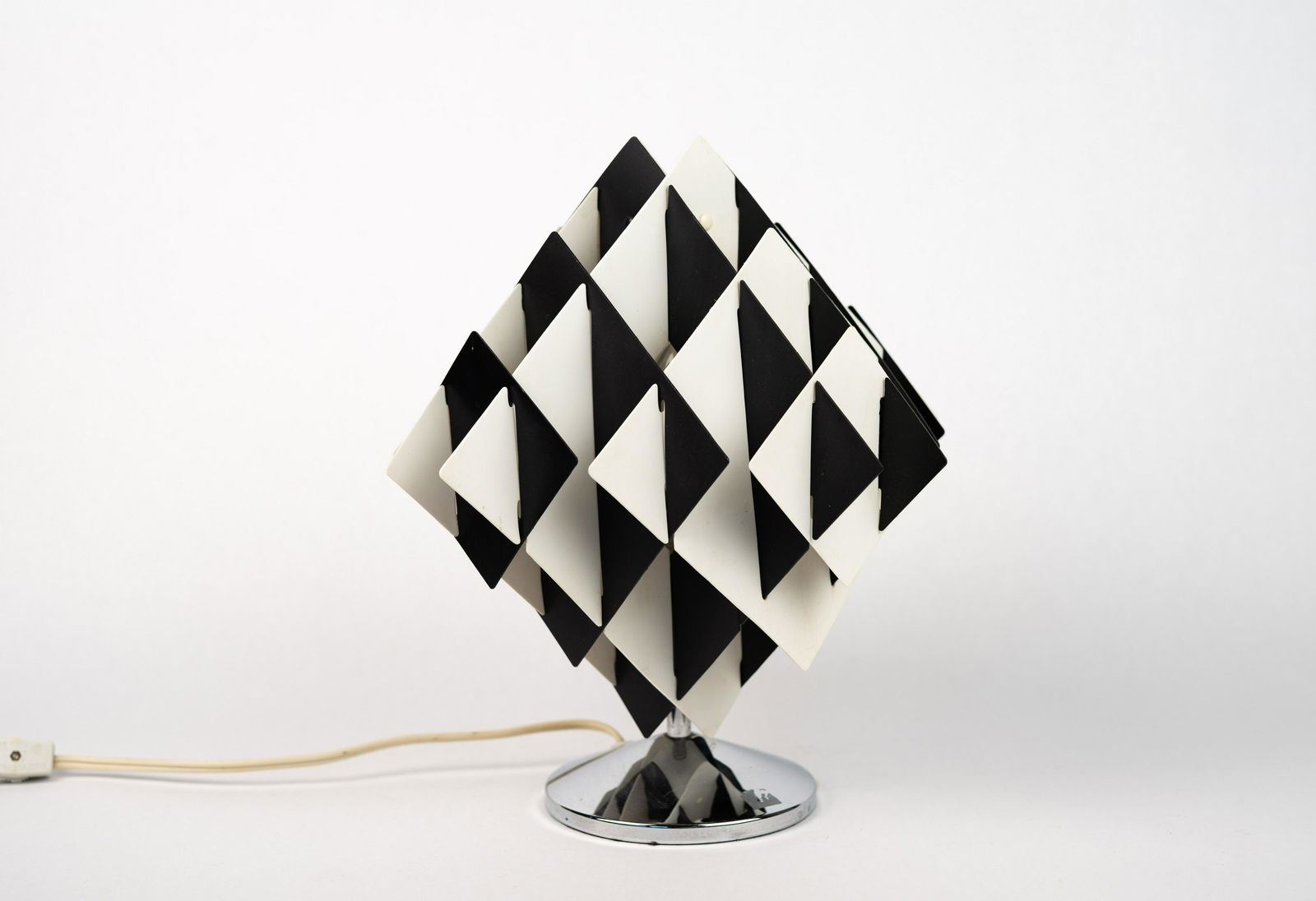 Incredible Table Lamp with Black and White Shade (1 of 6)