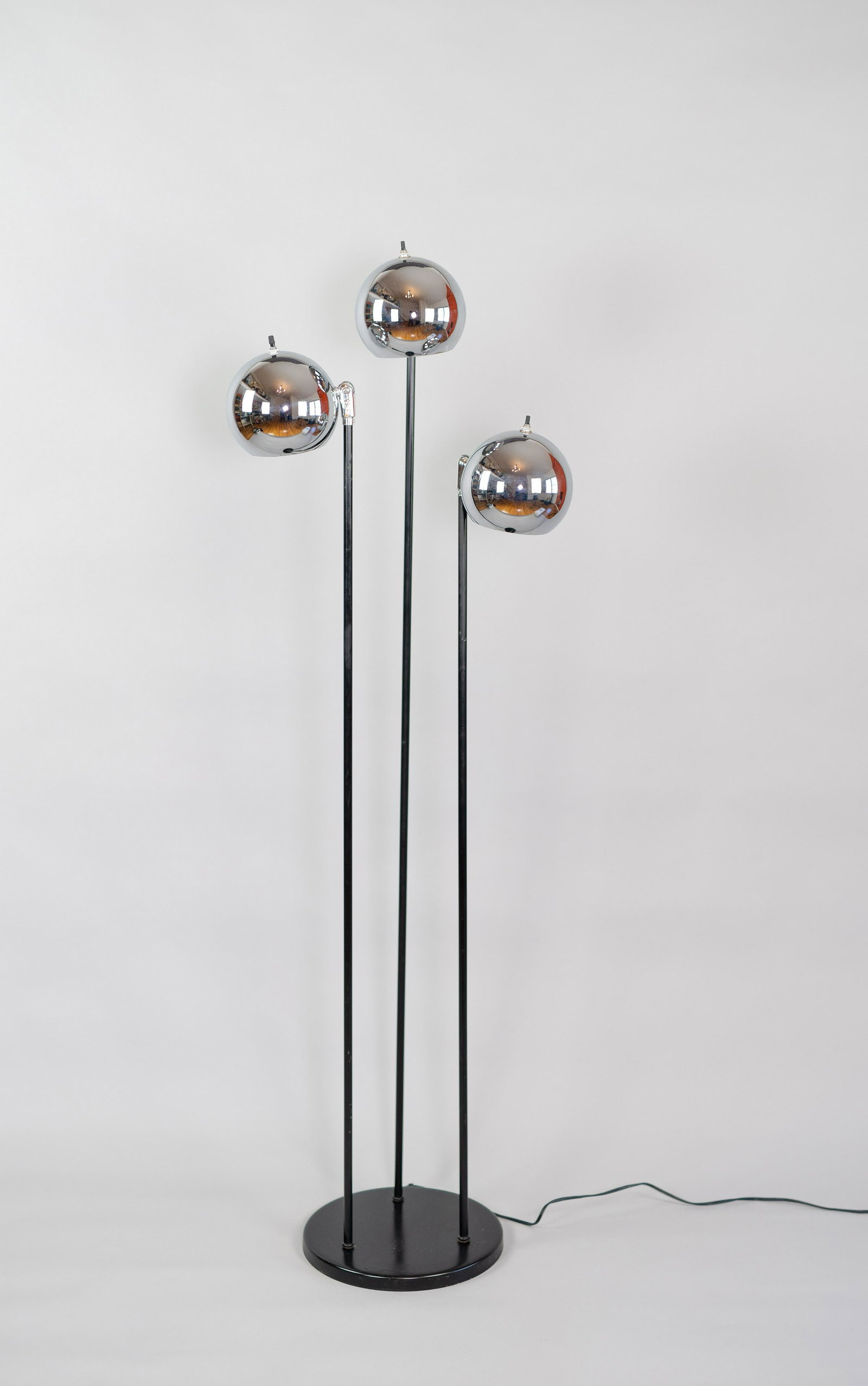 Raymor Attri. Black and Chrome Multi-way Floor Lamp (1) (1 of 7)