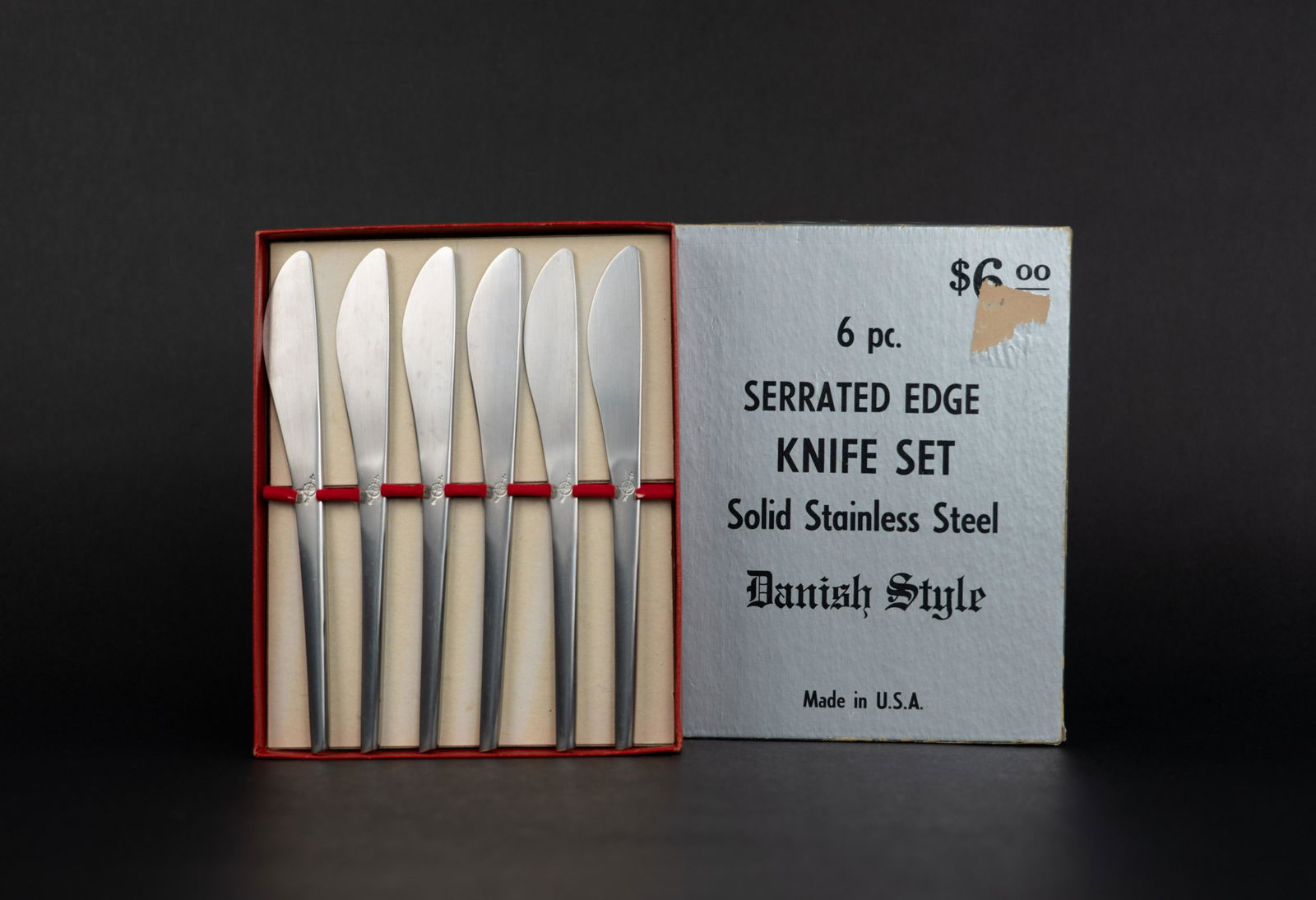 Eastern Danish Style 6 Piece Stainless Steel Knife Set (1 of 5)