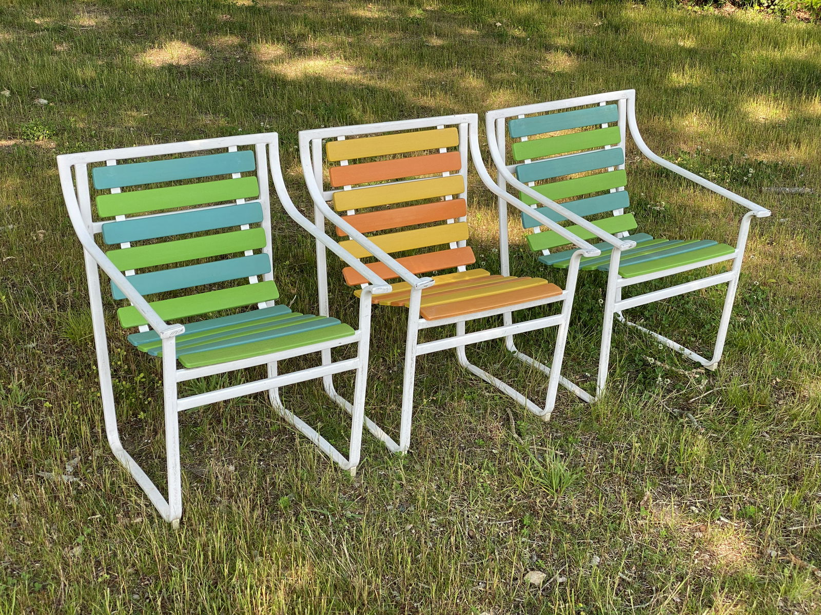 Three Colorful Vintage Samsonite Chairs (1 of 14)