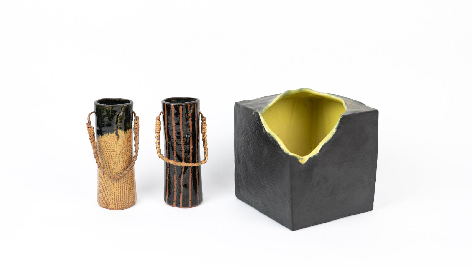 Japanese Ceramic Vases, Including Toyo (1 of 12)