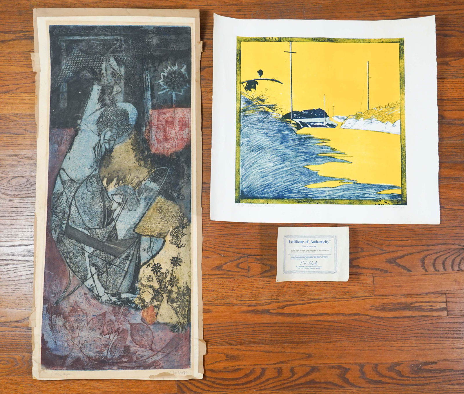 Two Vintage Woodblocks