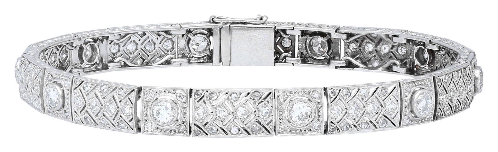 Art-Déco- Diamant-Armband  Traumhaftes ... (1 of 1)