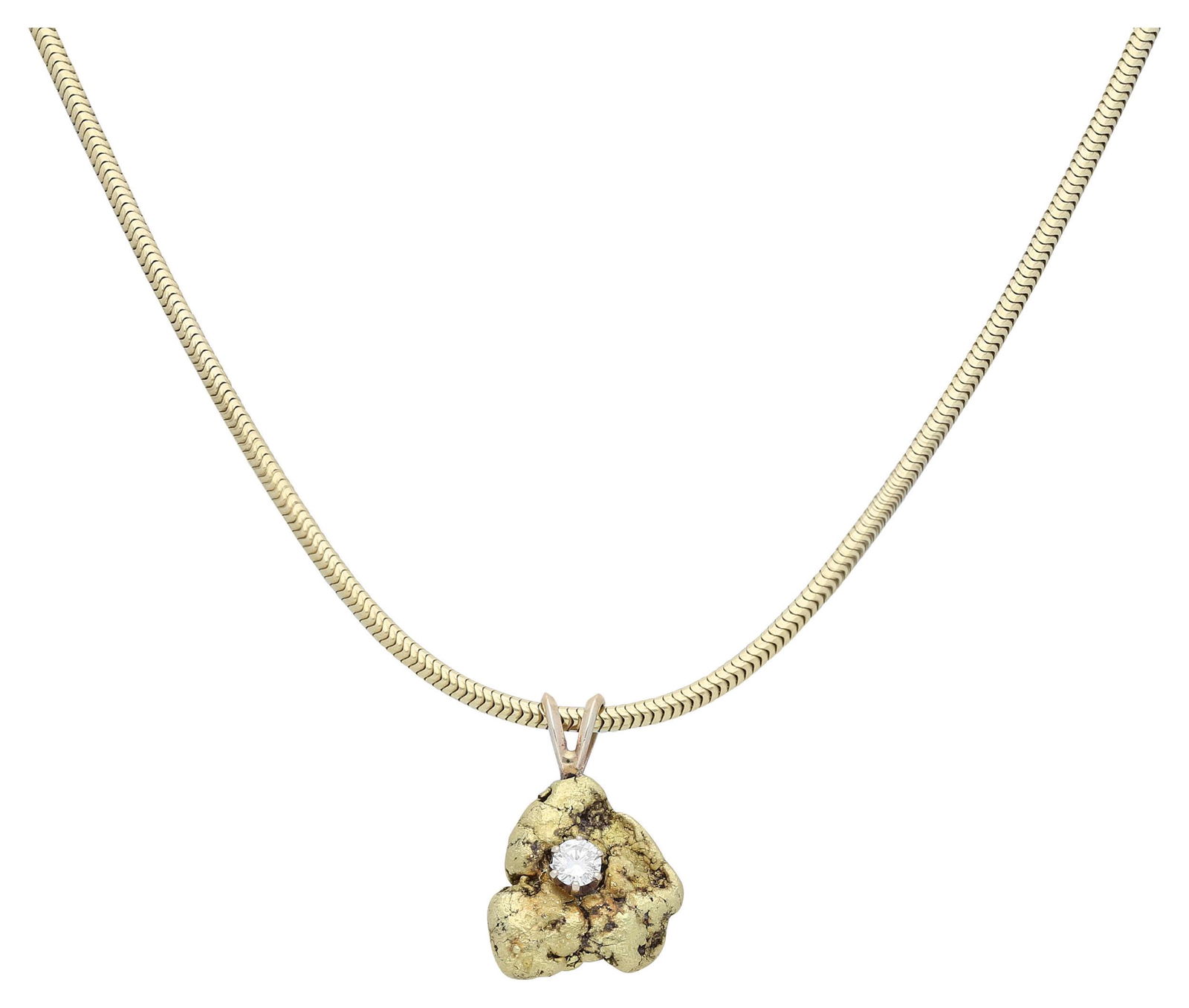 Diamant-Gold-Collier  Einzigartiges ... (1 of 1)