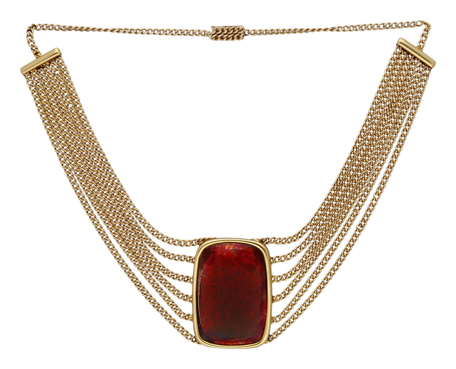 Glasfluss-Collier  Einzigartiges ... (1 of 1)