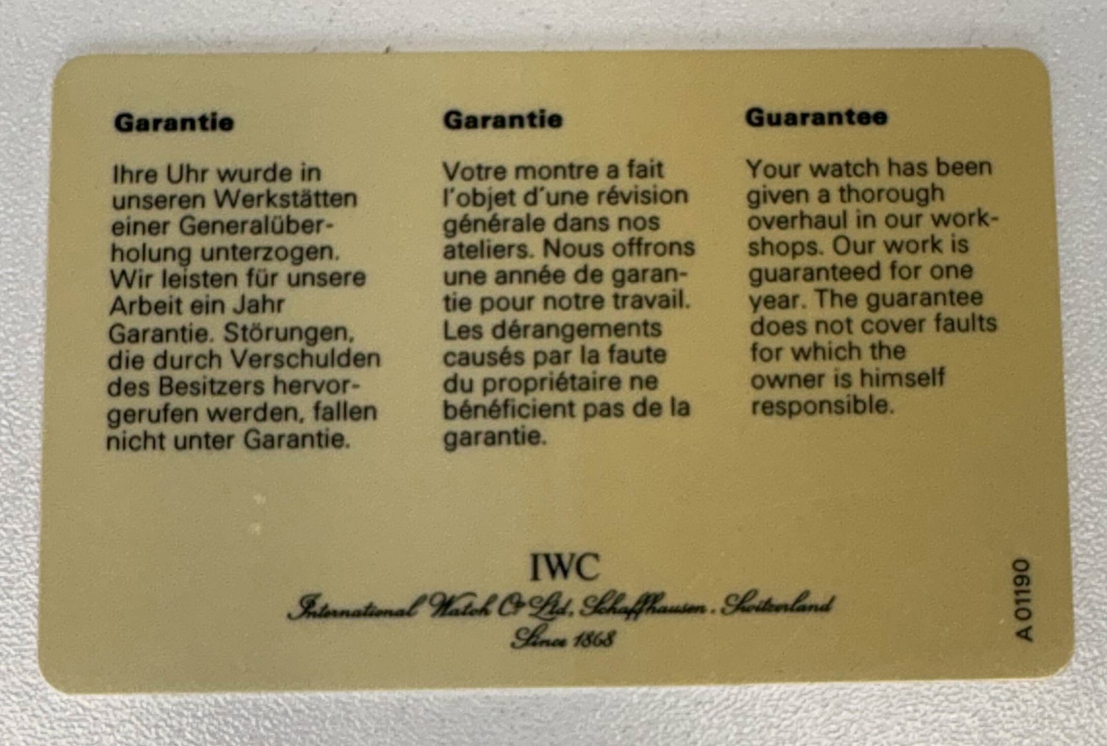 IWC - 12