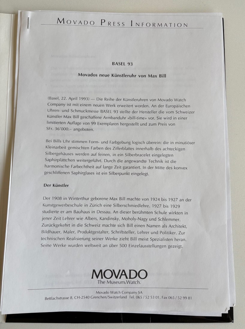 Movado - 8